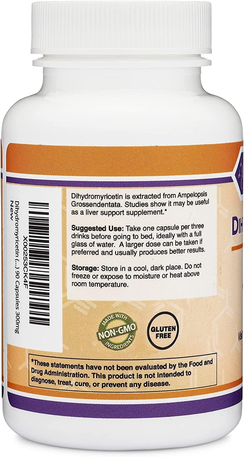 Double Wood DHM Depot – Liver Support, 50 Capsules (300 mg each) Pack of 2 – Non-GMO & Gluten Free - Image 4