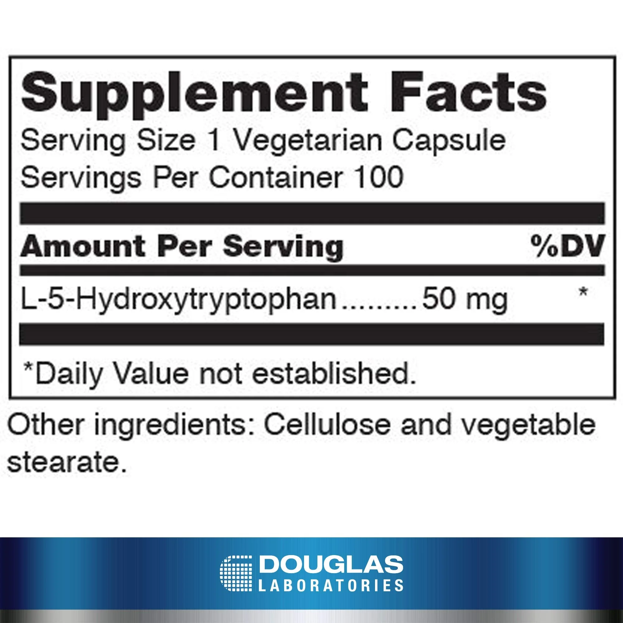 Douglas Laboratories 5-HTP 50 mg – Brain Serotonin Precursor | 100 Capsules - Image 2