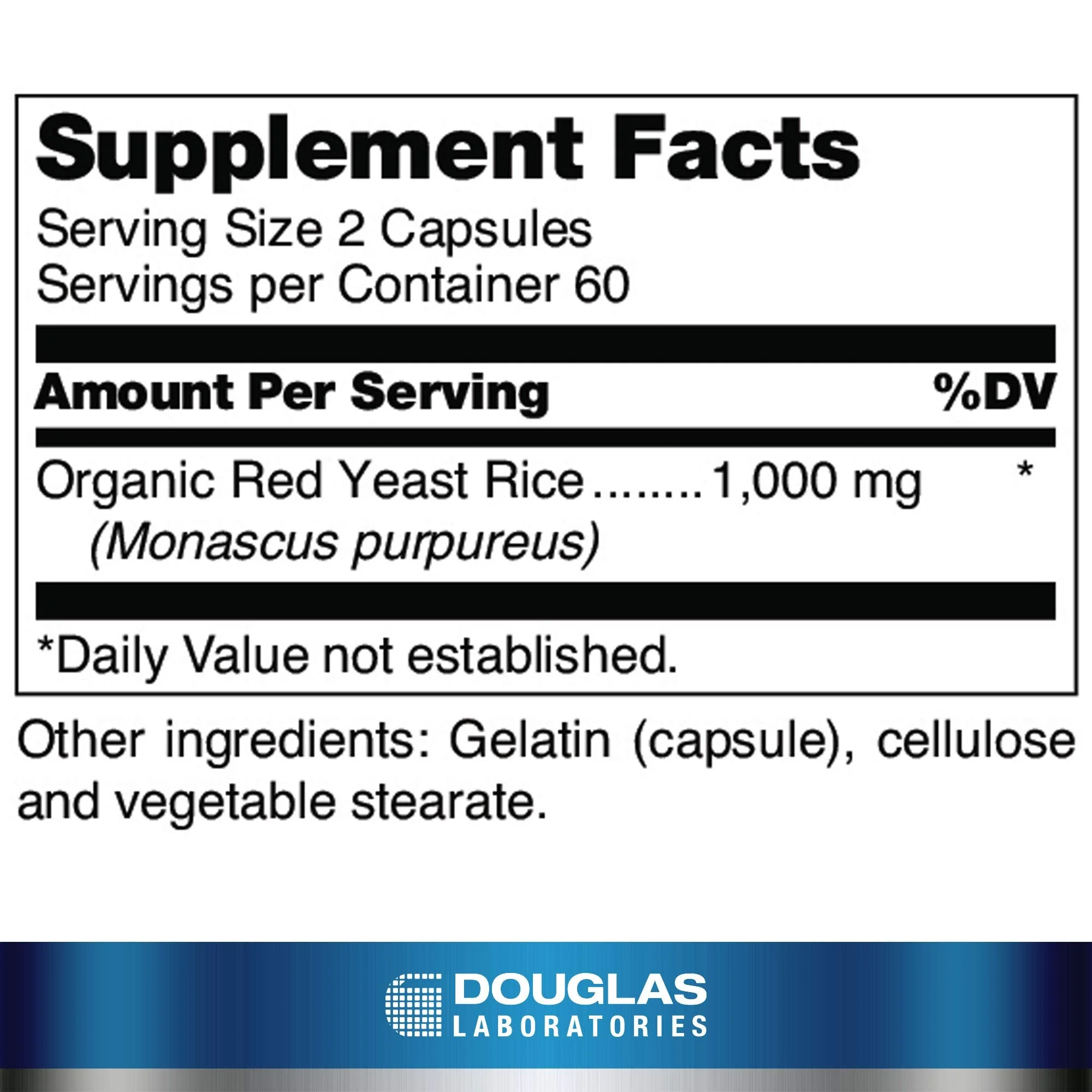 Douglas Laboratories Beni Koji Red Yeast Rice | Fermented Red Rice for Healthy Lipid Metabolism | 120 Capsules - Image 3