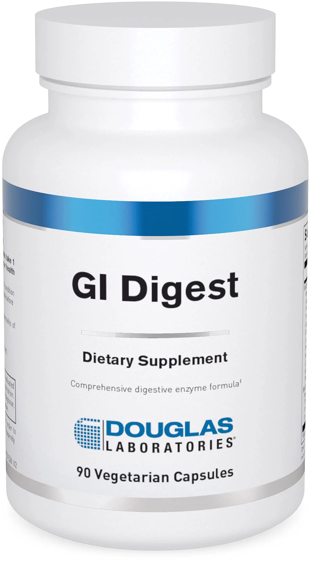 Douglas Laboratories G.I. Digest | Complete Enzyme Formula with Gluten & Dairy Enzymes | 90 Capsules