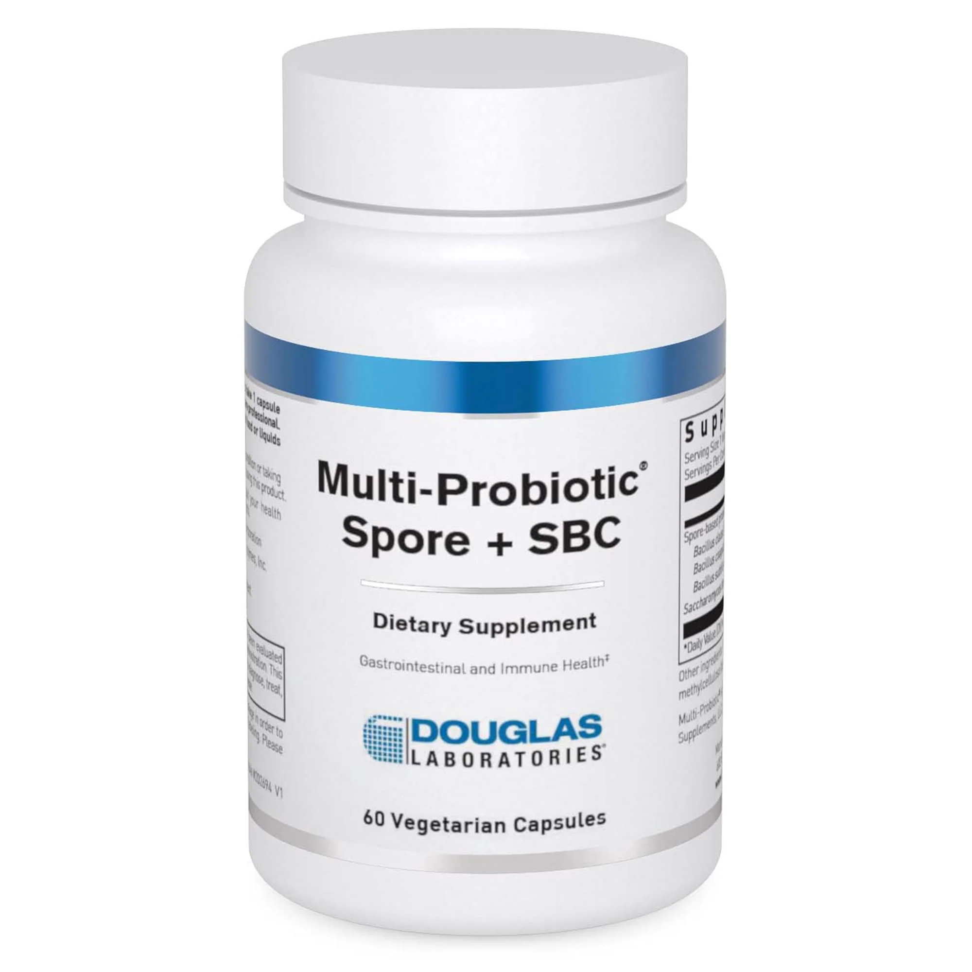 Douglas Laboratories Multi-Probiotic Spore + SBC – GI & Immune Support | 60 Vegetarian Capsules*
