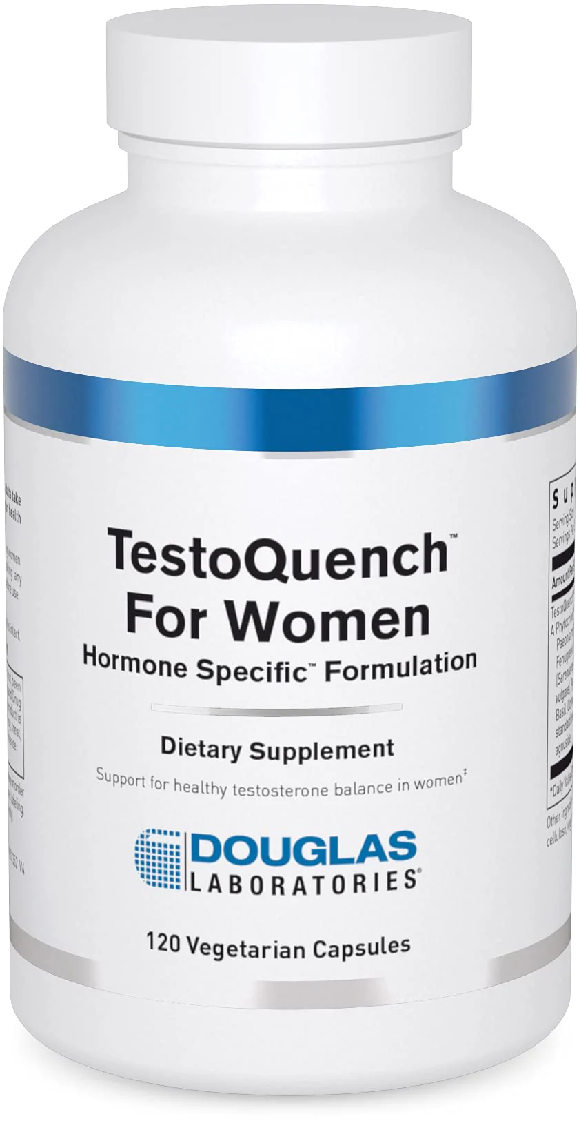 Douglas Laboratories TestoQuench for Women – Memory, Skin, Hair & Heart Health Supplement* – 120 Vegetarian Capsules