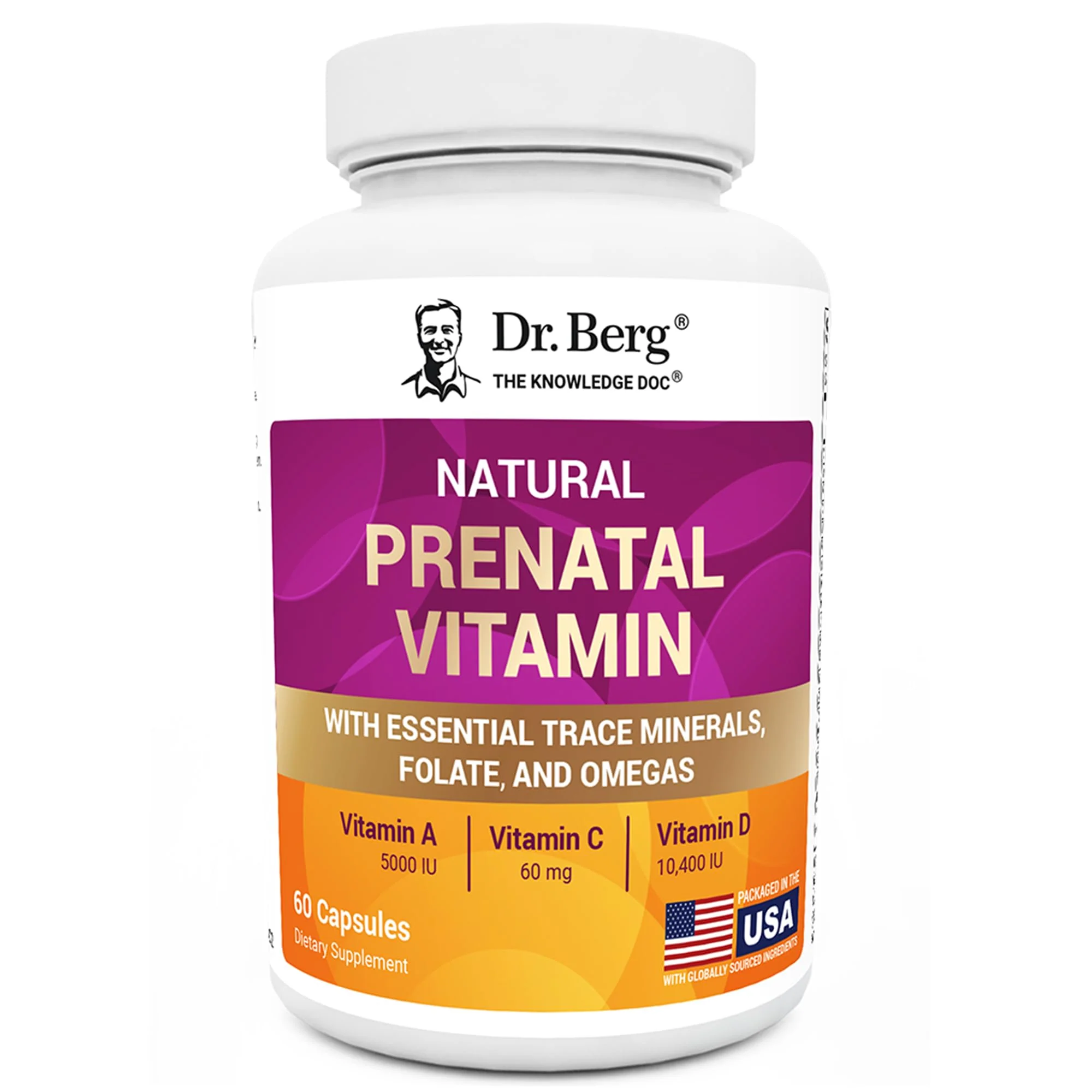 Dr. Berg Natural Prenatal Vitamins for Women – Folate, Omegas & 11 Superfoods | 60 Capsules - Image 10