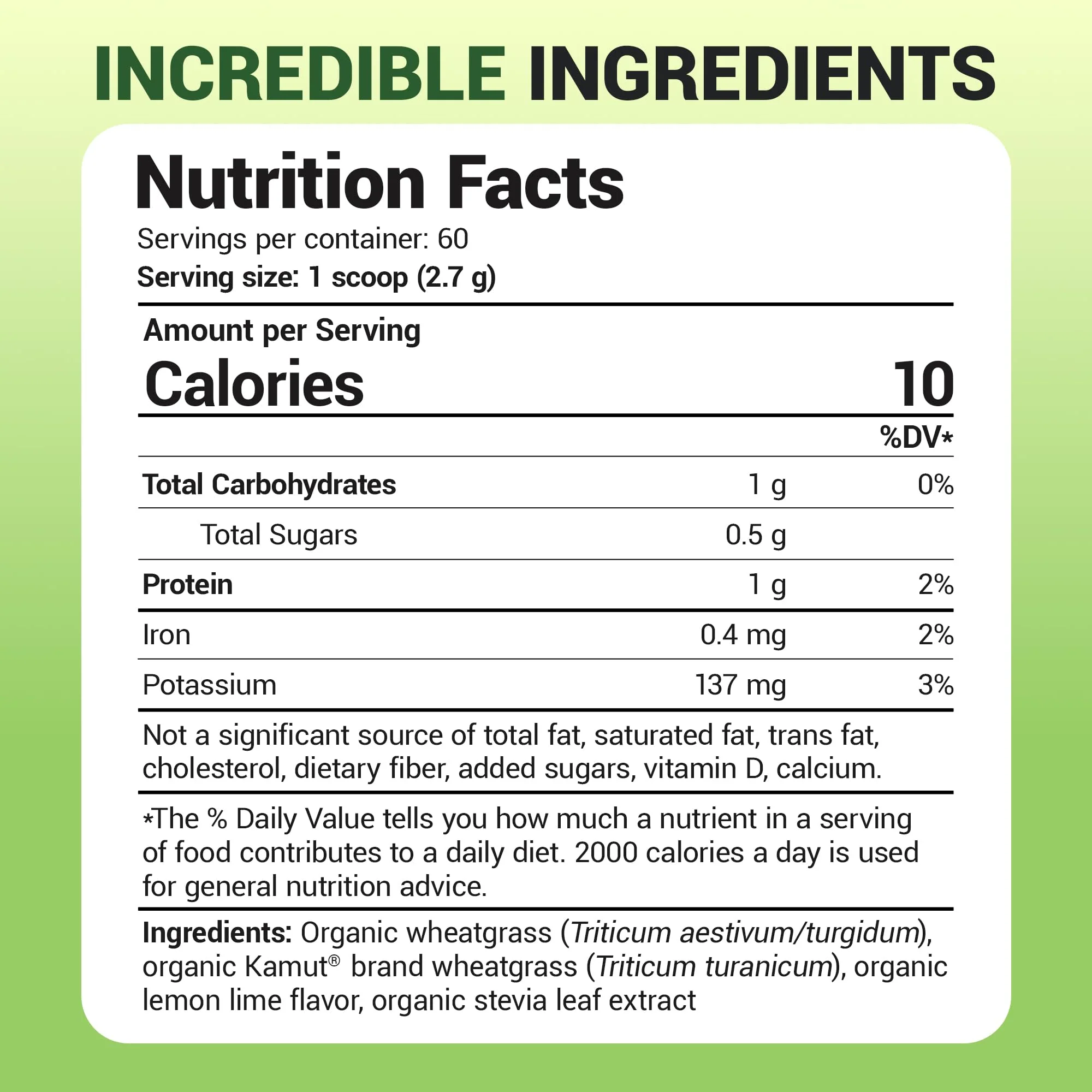 Dr. Berg USDA Organic Green Powder Superfood – Lemon Flavor, 60 Servings - Image 8