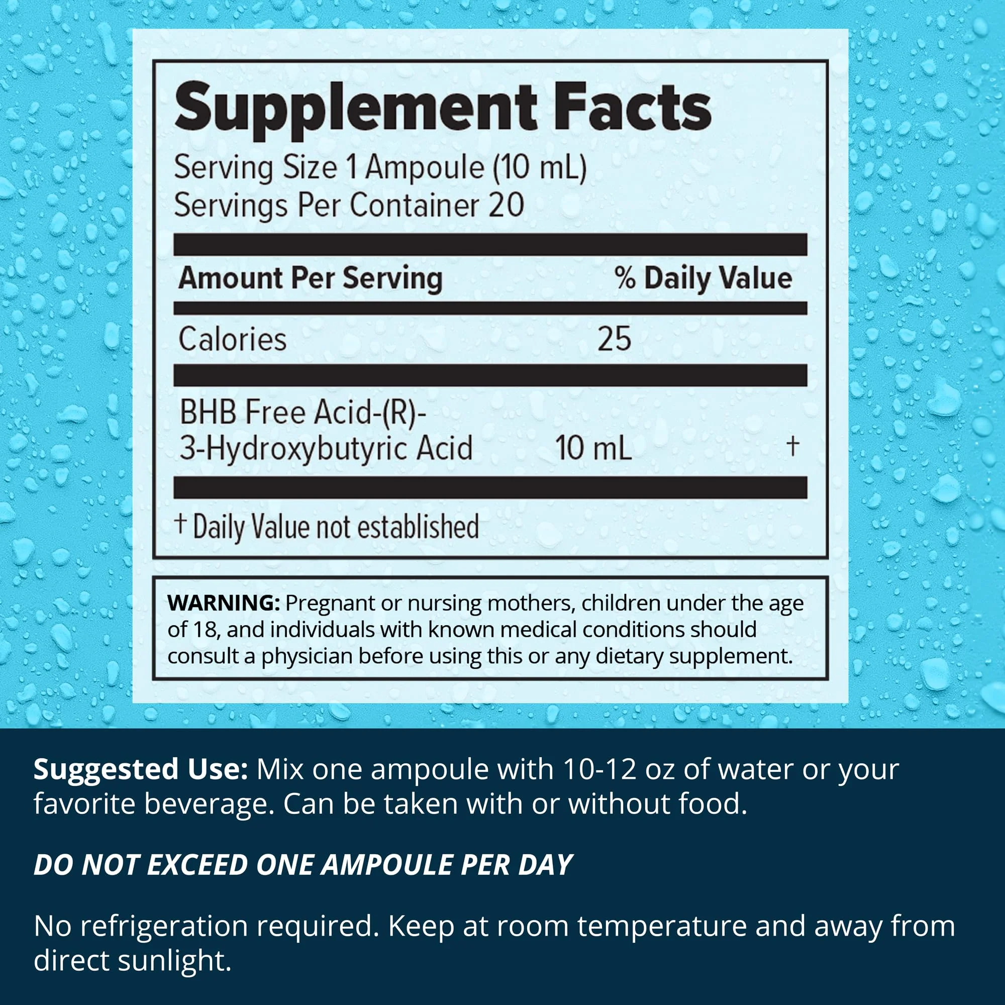 Dr. Boz Pucker UP! Clear Ketones – 20 Packets | Fast-Acting Liquid BHB for Energy & Clarity, Made in USA - Image 12