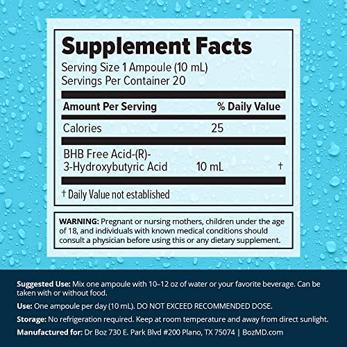 Dr. Boz Pucker UP! Clear Ketones – 20 Packets | Fast-Acting Liquid BHB for Energy & Clarity, Made in USA - Image 14