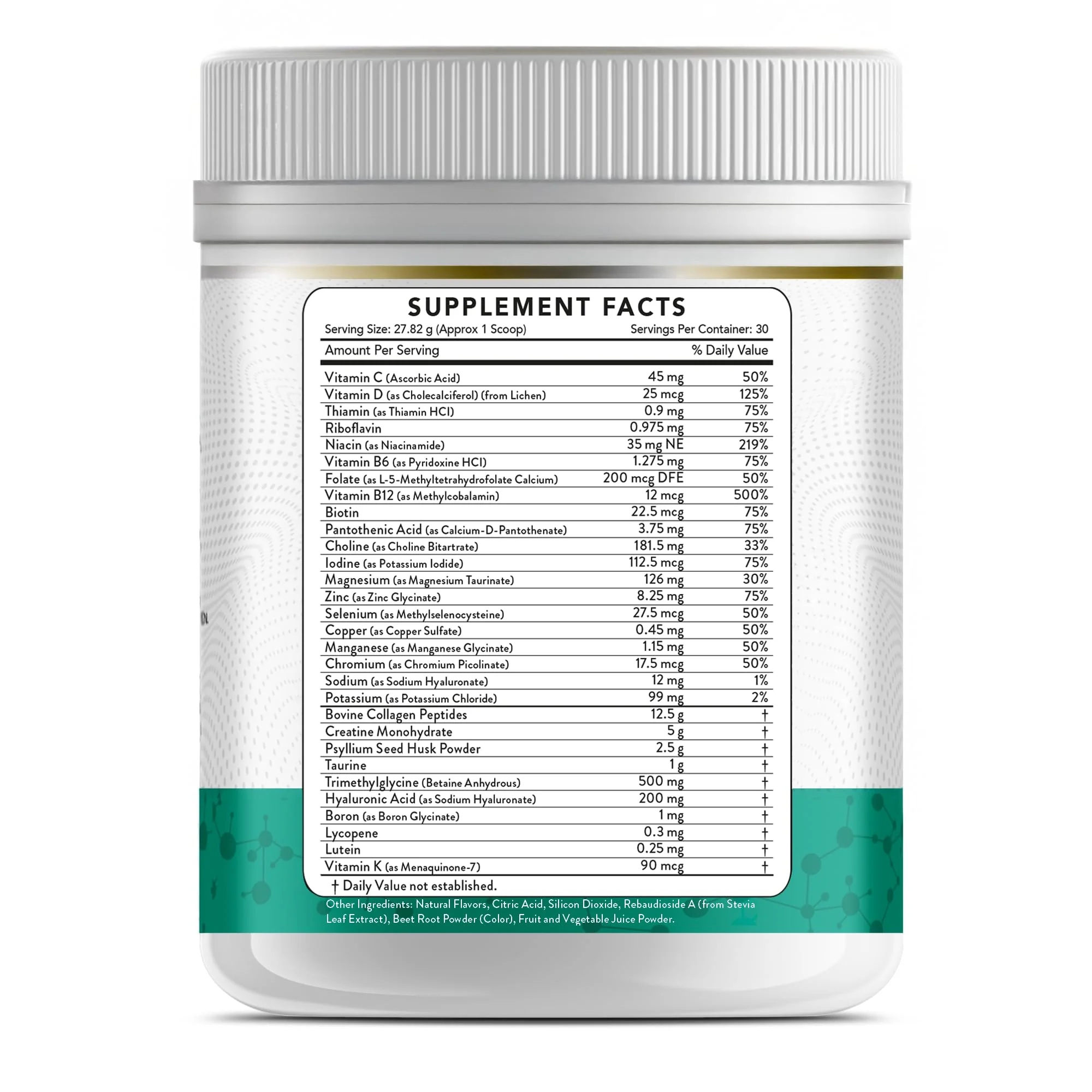 Dr Brad Stanfield MicroVitamin+ Collagen Peptides + Creatine + Hyaluronic Acid (30 Servings, Mixed Berry) - Image 3