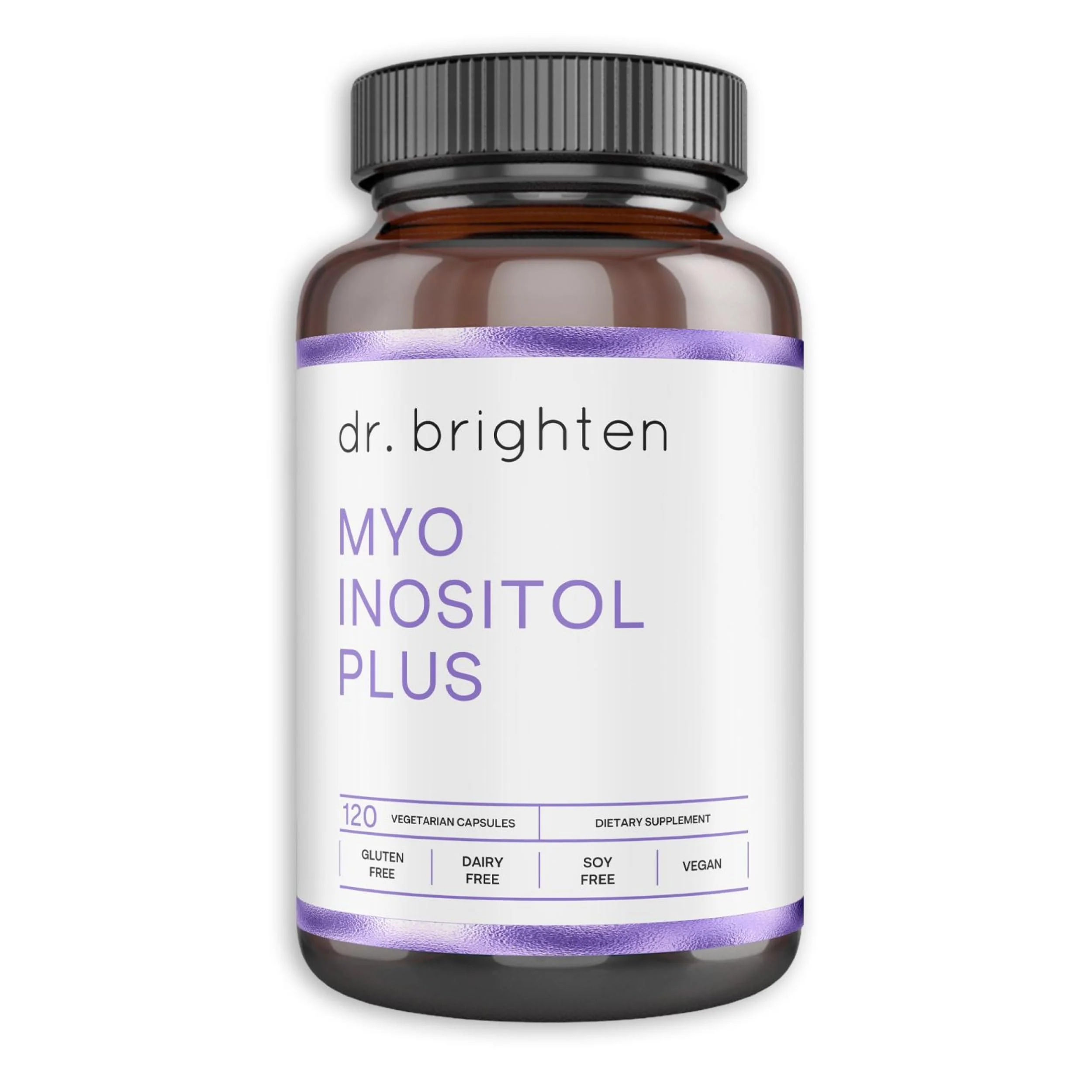 Dr. Brighten Myoinositol Plus – Doctor Formulated Myo- & D-Chiro-Inositol for Hormone Balance & Ovarian Health