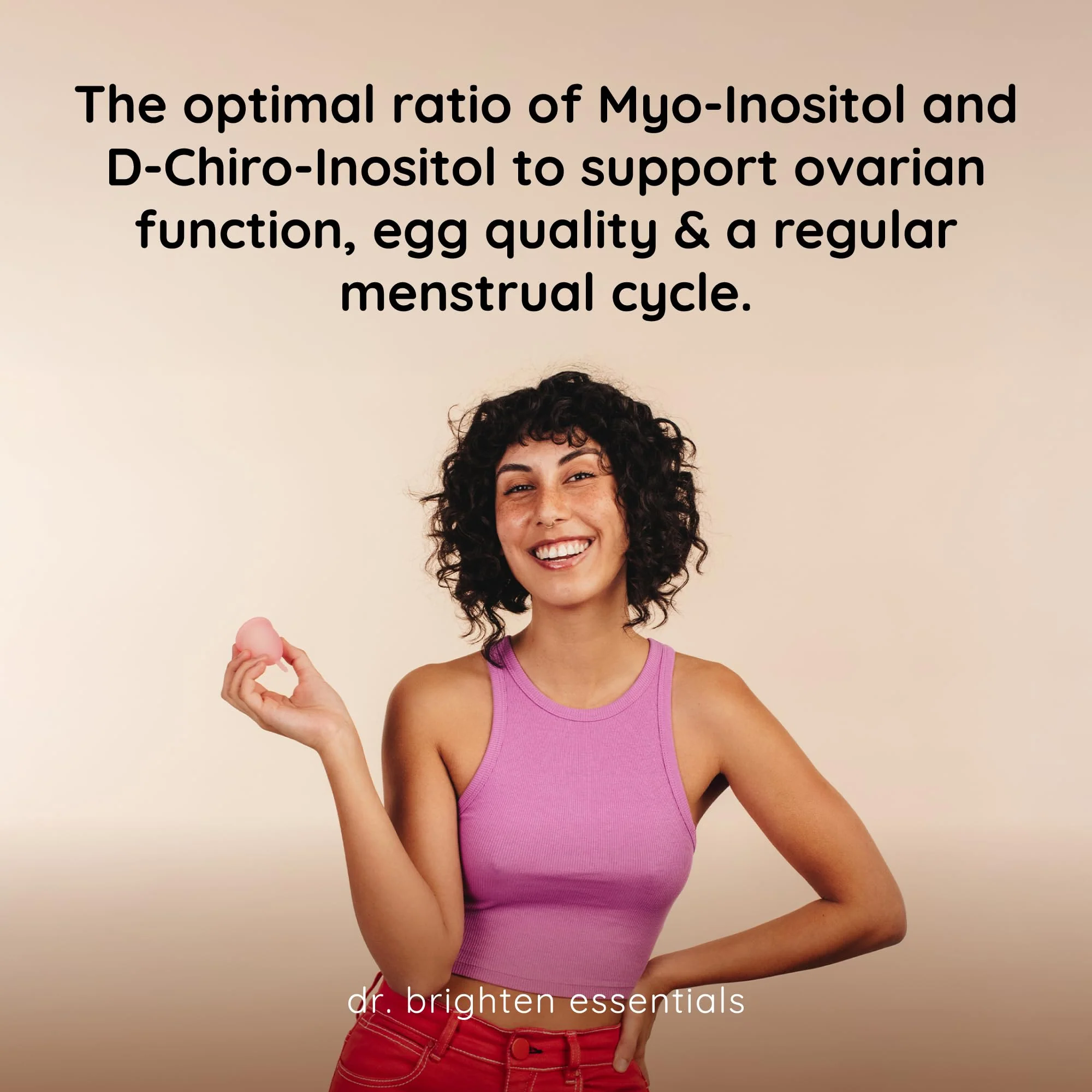 Dr. Brighten Myoinositol Plus – Doctor Formulated Myo- & D-Chiro-Inositol for Hormone Balance & Ovarian Health - Image 2