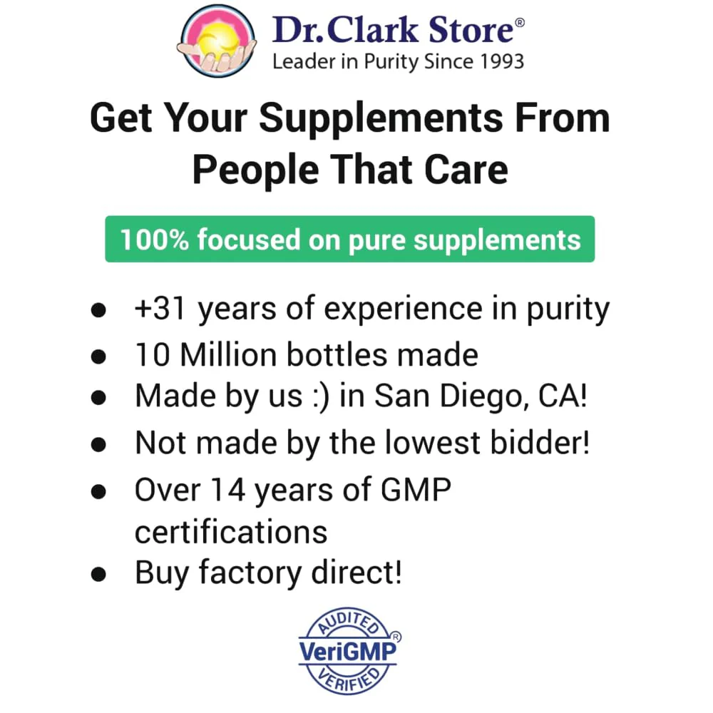Dr. Clark Raz-Caps 500mg – 100 Gelatin Capsules (Pack of 2) - Image 2