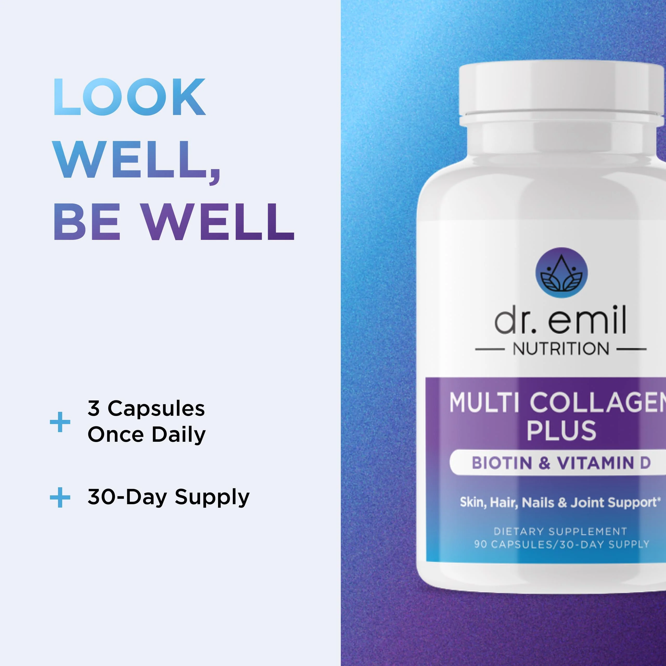 DR. EMIL NUTRITION Multi Collagen Plus Biotin & Vitamin D – Hair, Skin & Nails - Image 6