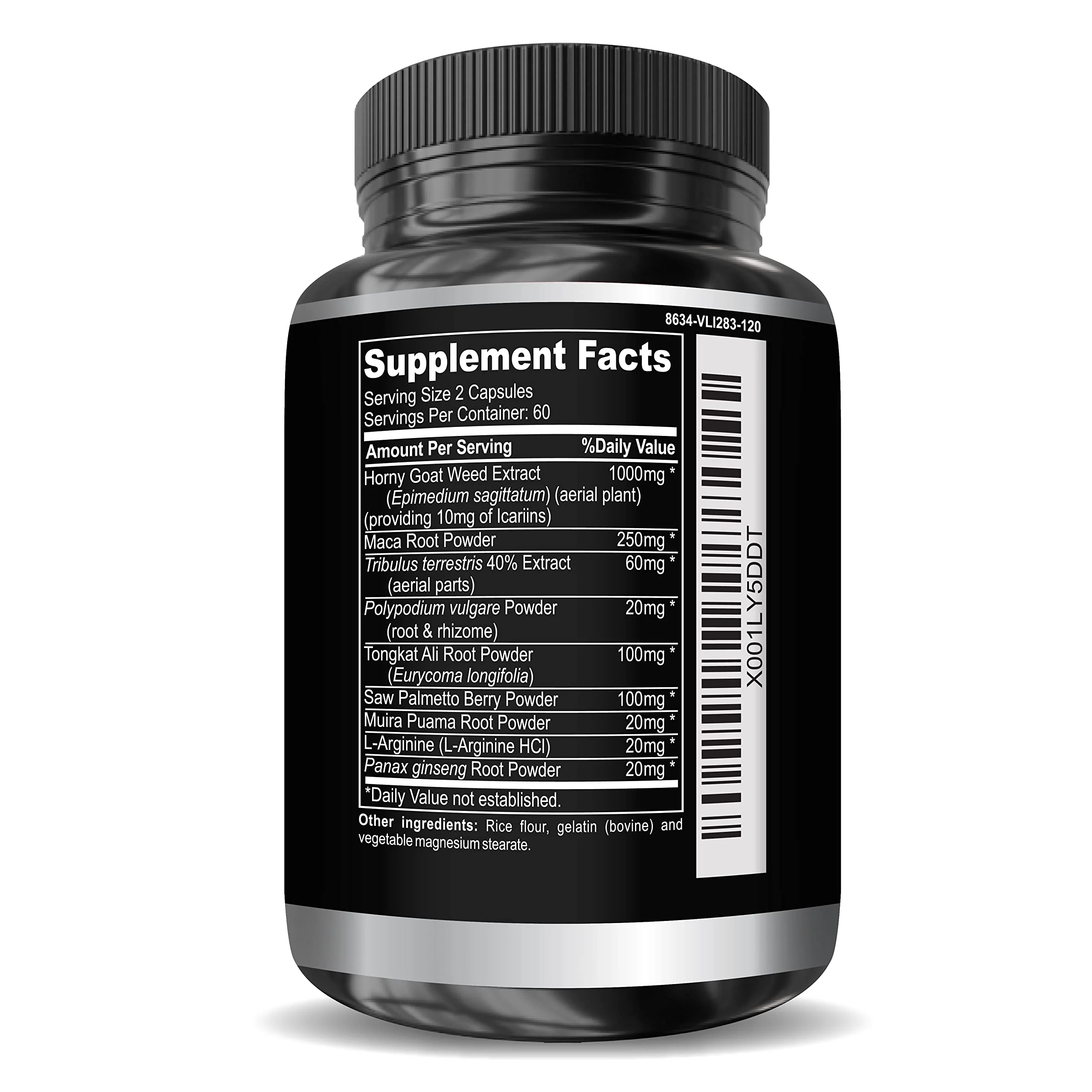 DR. MARTIN'S NUTRITION Super Strength Horny Goat Weed 1590mg – 240 Capsules (Pack of 2) - Image 11