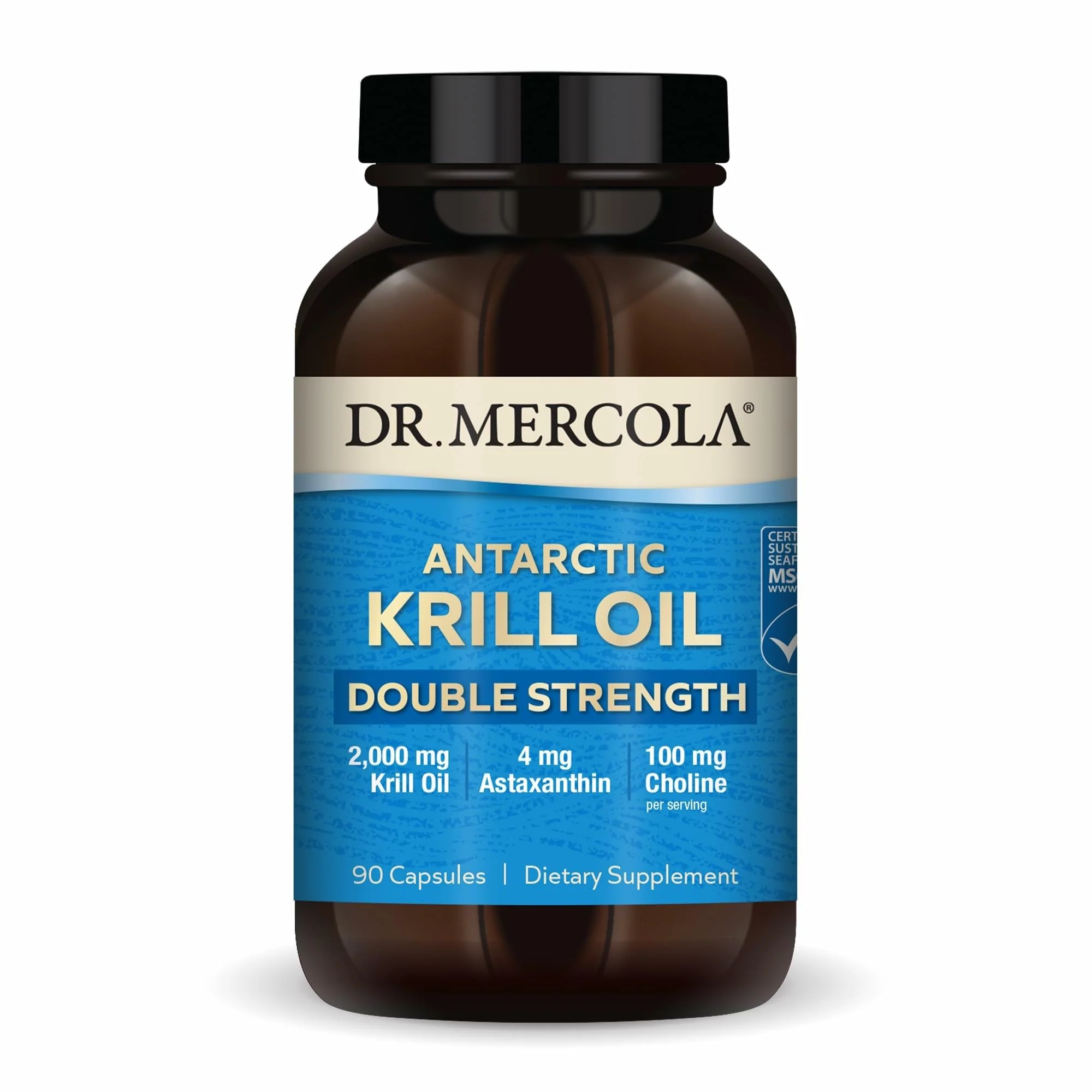 Dr. Mercola Antarctic Krill Oil Double Strength 2,000 mg – Omega-3 EPA & DHA for Brain, Heart, Joints – GMO-Free & Gluten-Free – 90 Capsules - Image 8