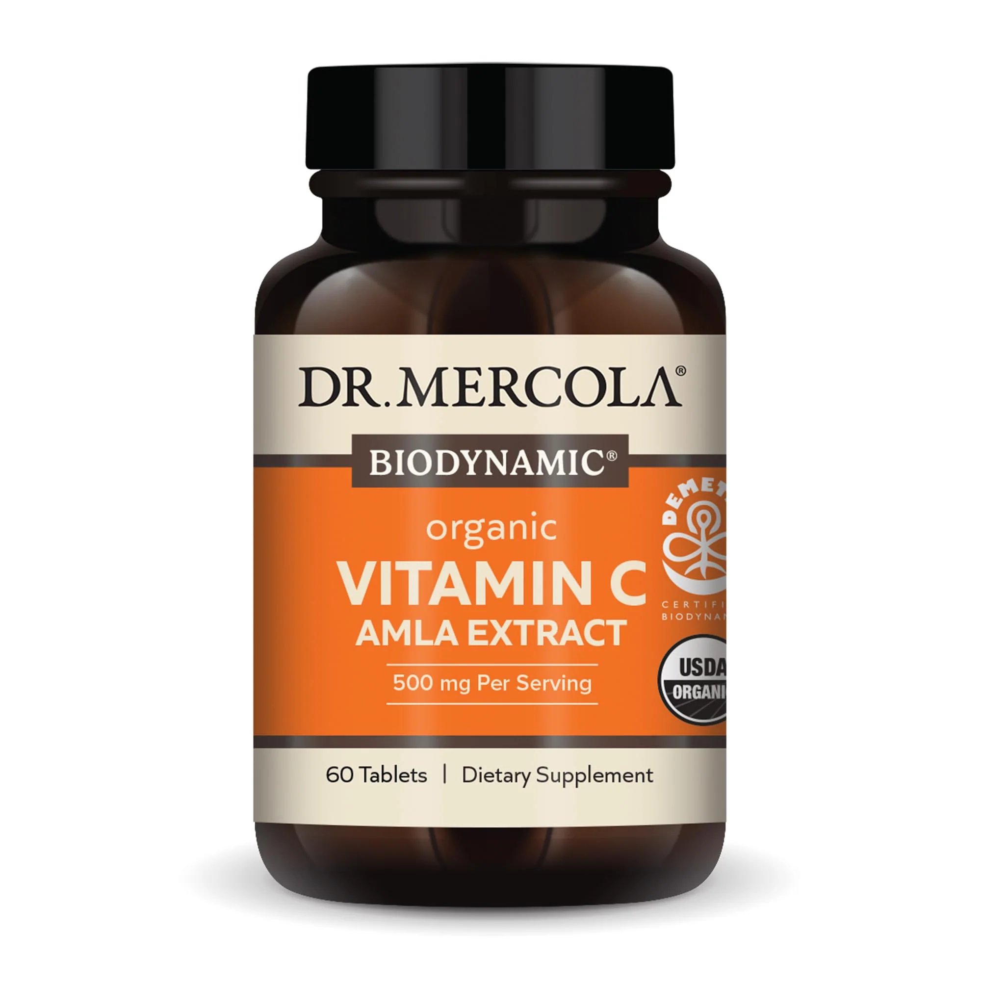 Dr. Mercola Biodynamic Organic Vitamin C Amla Extract – 500 mg Vitamin C, 60 Tablets (30 Servings), Non-GMO - Image 7