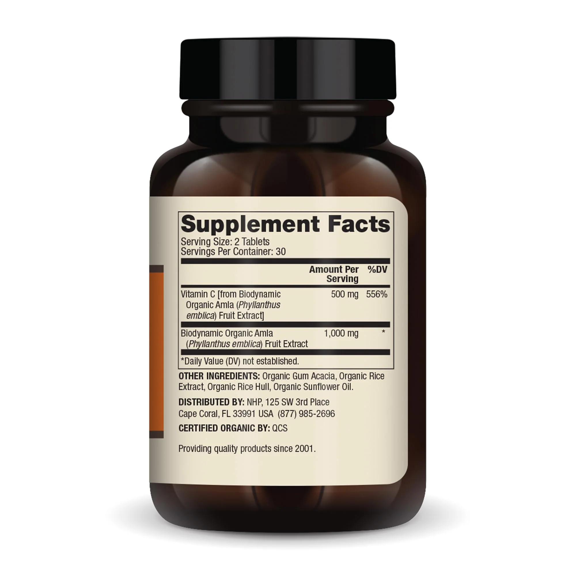Dr. Mercola Biodynamic Organic Vitamin C Amla Extract – 500 mg Vitamin C, 60 Tablets (30 Servings), Non-GMO - Image 8