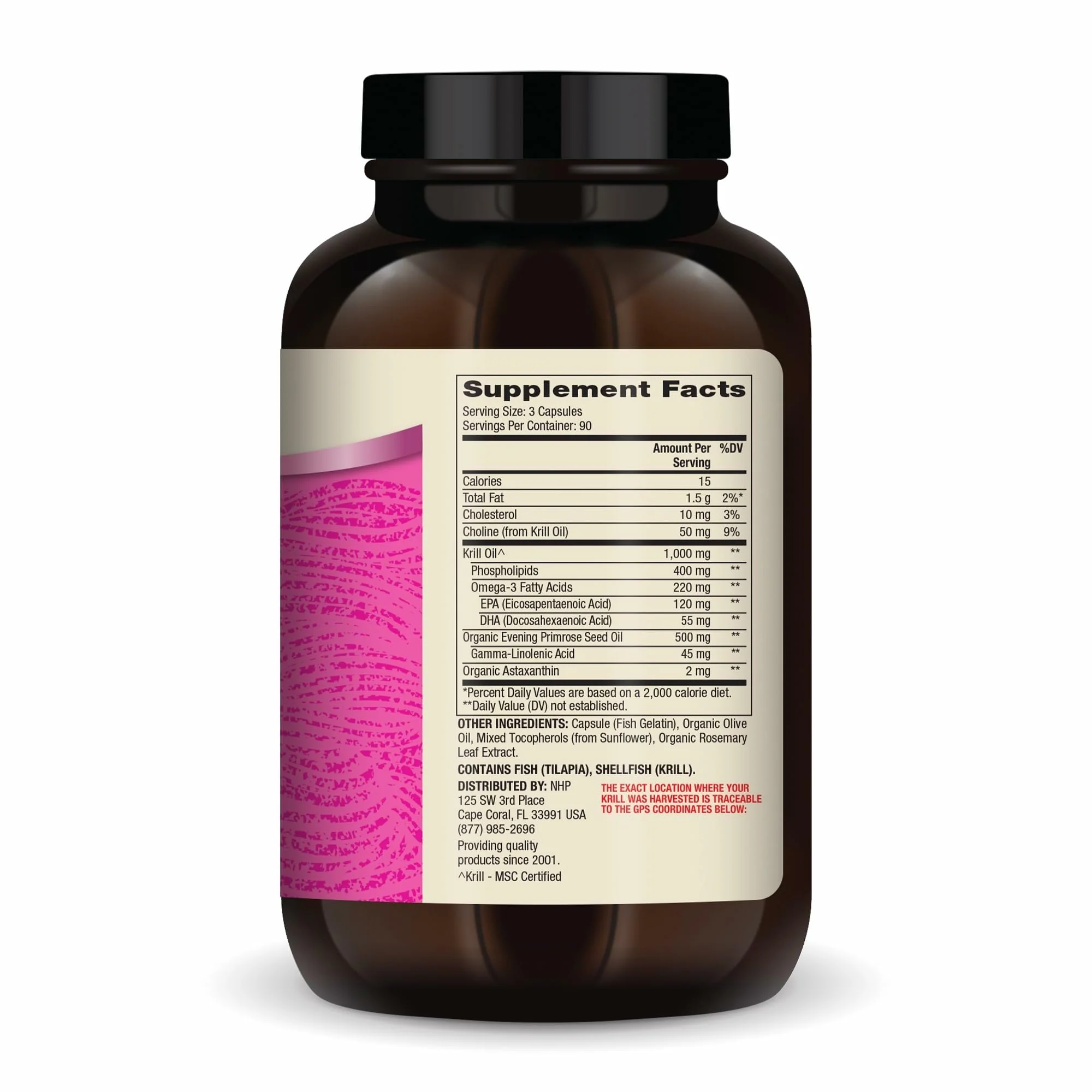 Dr. Mercola Krill Oil for Women – 2 mg Astaxanthin, MSC Certified, 270 Capsules - Image 3