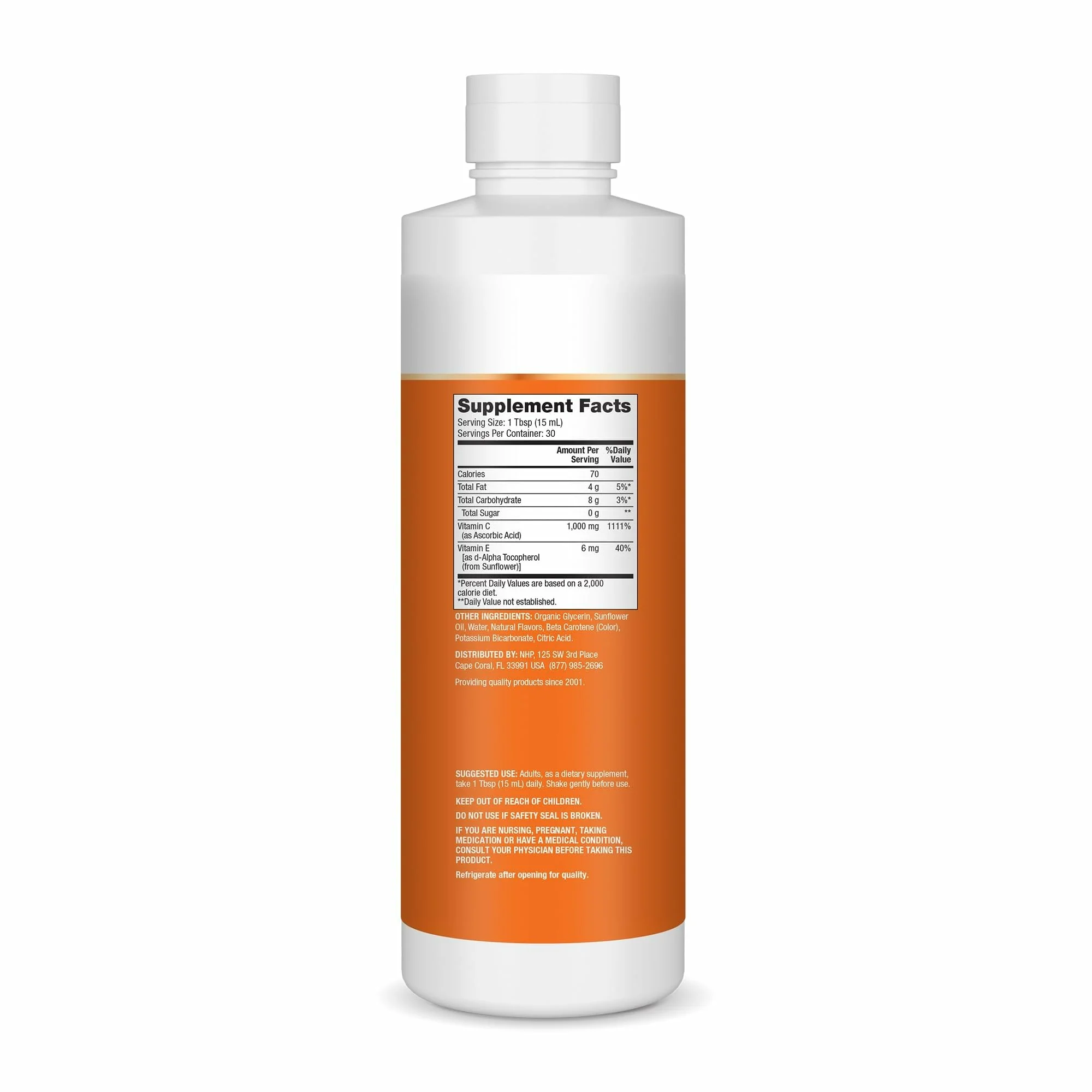 Dr. Mercola Liposomal Vitamin C – 1,000 mg per Serving, Citrus Vanilla (450 mL) | 3 Pack - Image 3