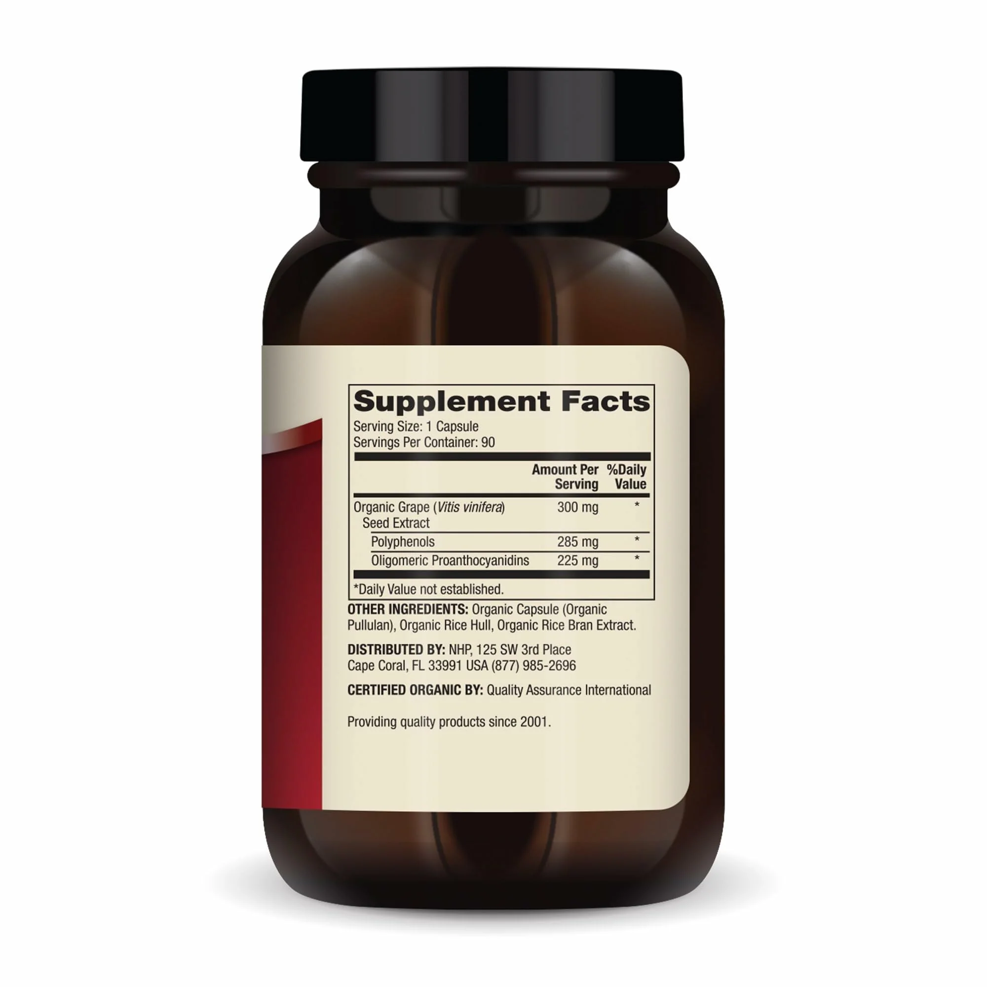 Dr. Mercola Organic Blood Pressure Support – High-Potency Grape Seed Extract, Non-GMO & Soy-Free, 90 Servings - Image 3