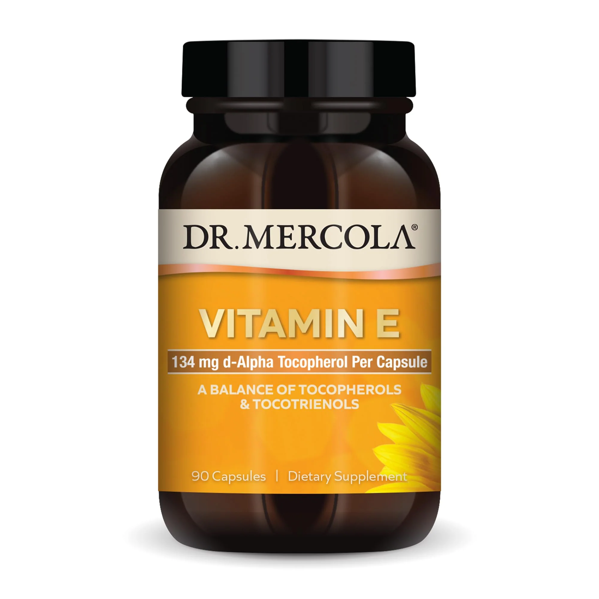 Dr. Mercola Vitamin E - Complete Tocopherol & Tocotrienol Blend for Skin & Antioxidant Support | 90 Capsules - Image 9