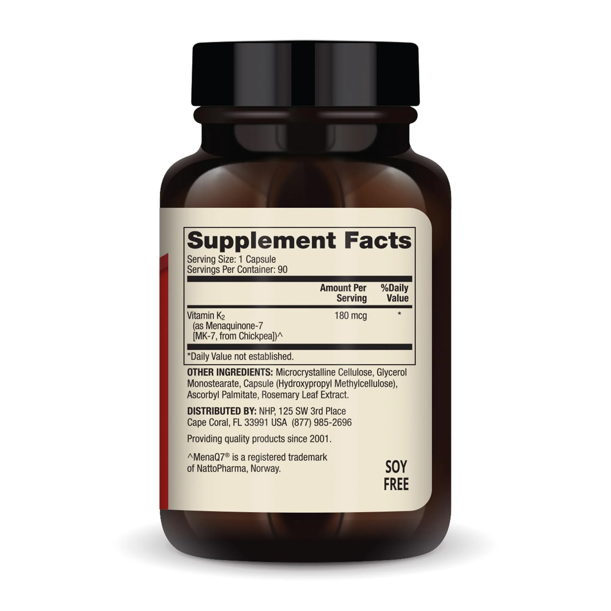 Dr. Mercola Vitamin K2 180 mcg MK-7 – Supports Arterial & Heart Health – 90 Servings - Image 2