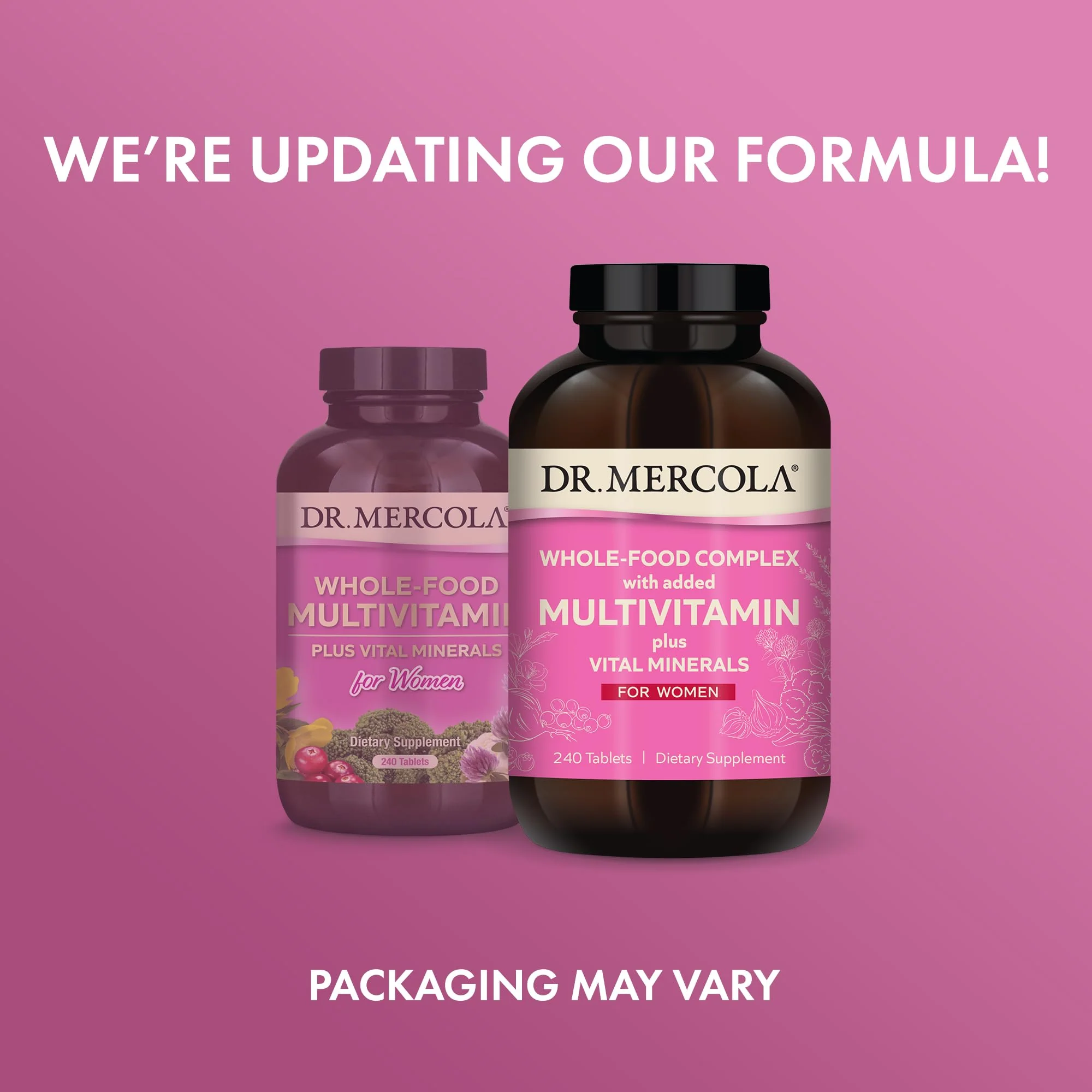 Dr. Mercola Whole-Food Complex for Women – Multivitamin with Vital Minerals | 240 Tablets - Image 2