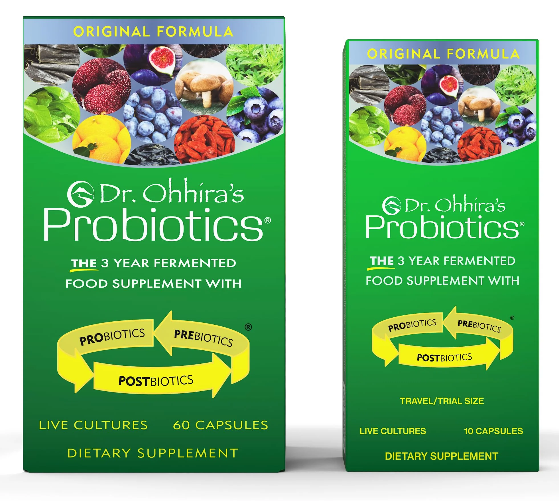 Dr. Ohhira's Probiotics Original Formula – 60 Caps + 10-Caps Travel Pack | 13 Strains, Prebiotics & Postbiotics | Essential Formulas - Image 5