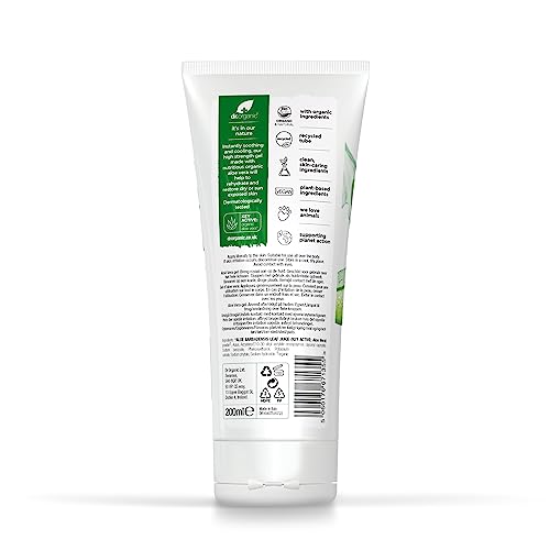 Dr Organic Aloe Vera Gel 200ml - Pure Aloe Vera Skin Care - Image 2