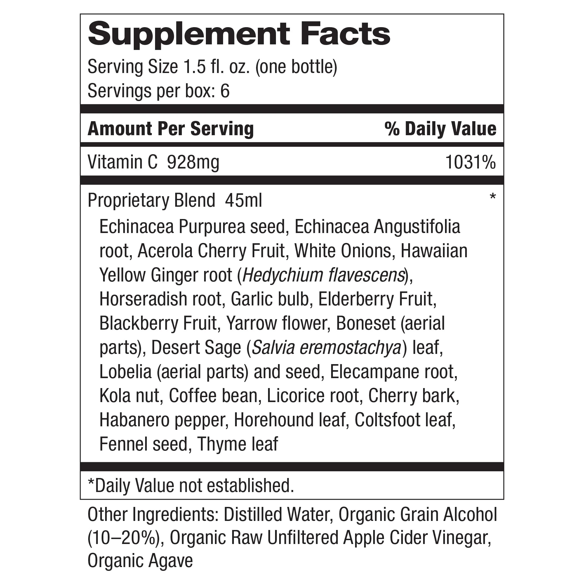Dr. Schulze's Herbal Shot – Organic Extract, Gluten-Free & Non-GMO | Immune Support - Image 4