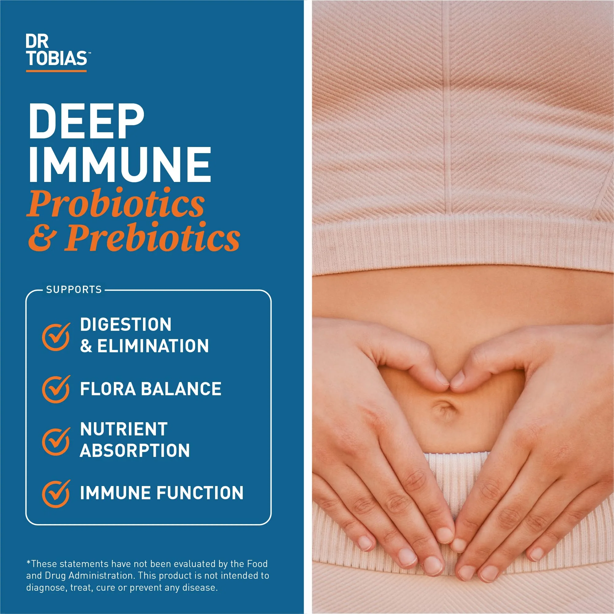 Dr. Tobias Deep Immune Probiotics & Prebiotics – Dual Action Digestive & Immune Support, 180 Capsules - Image 11