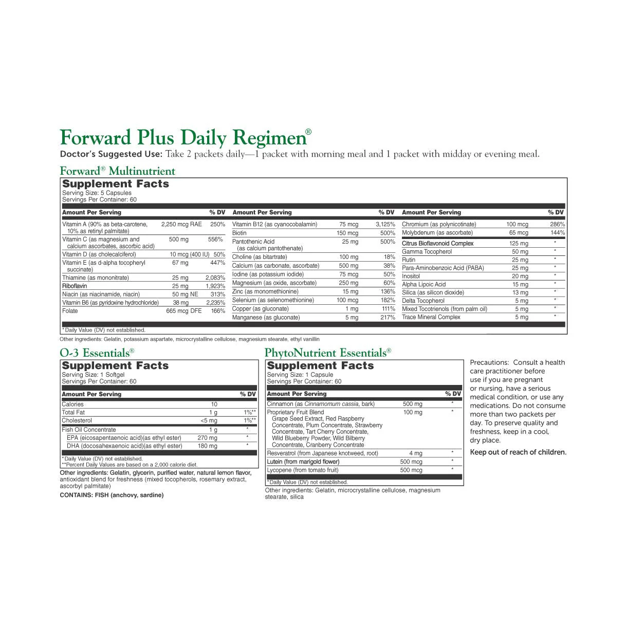 Dr. Whitaker's Forward Plus Daily Regimen – Comprehensive Multivitamin (60 Packets, 30-Day Supply) - Image 2