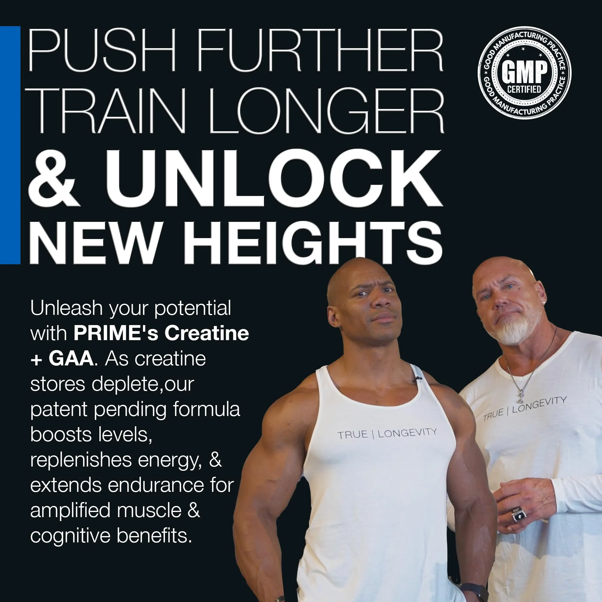 DRINK HRW Prime – Men's Health Supplement | Creatine+ GAA + HMB | Peach Mango (30 Servings) - Image 4