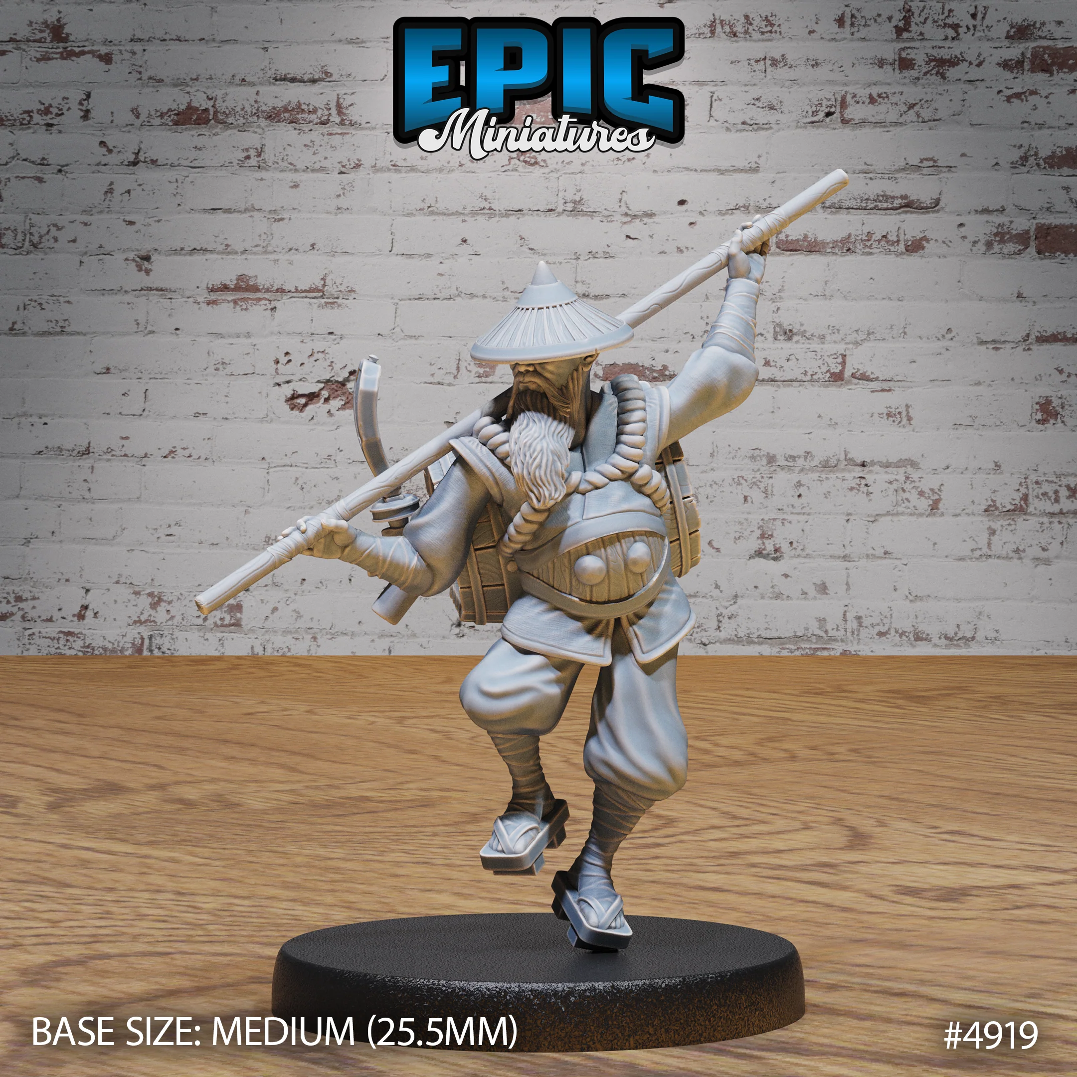 Drunk Master #4918-#4920 | Epic Miniatures | D&D Tabletop Miniature | Unpredictable Martial Arts Hero for Fantasy Roleplaying - Image 4