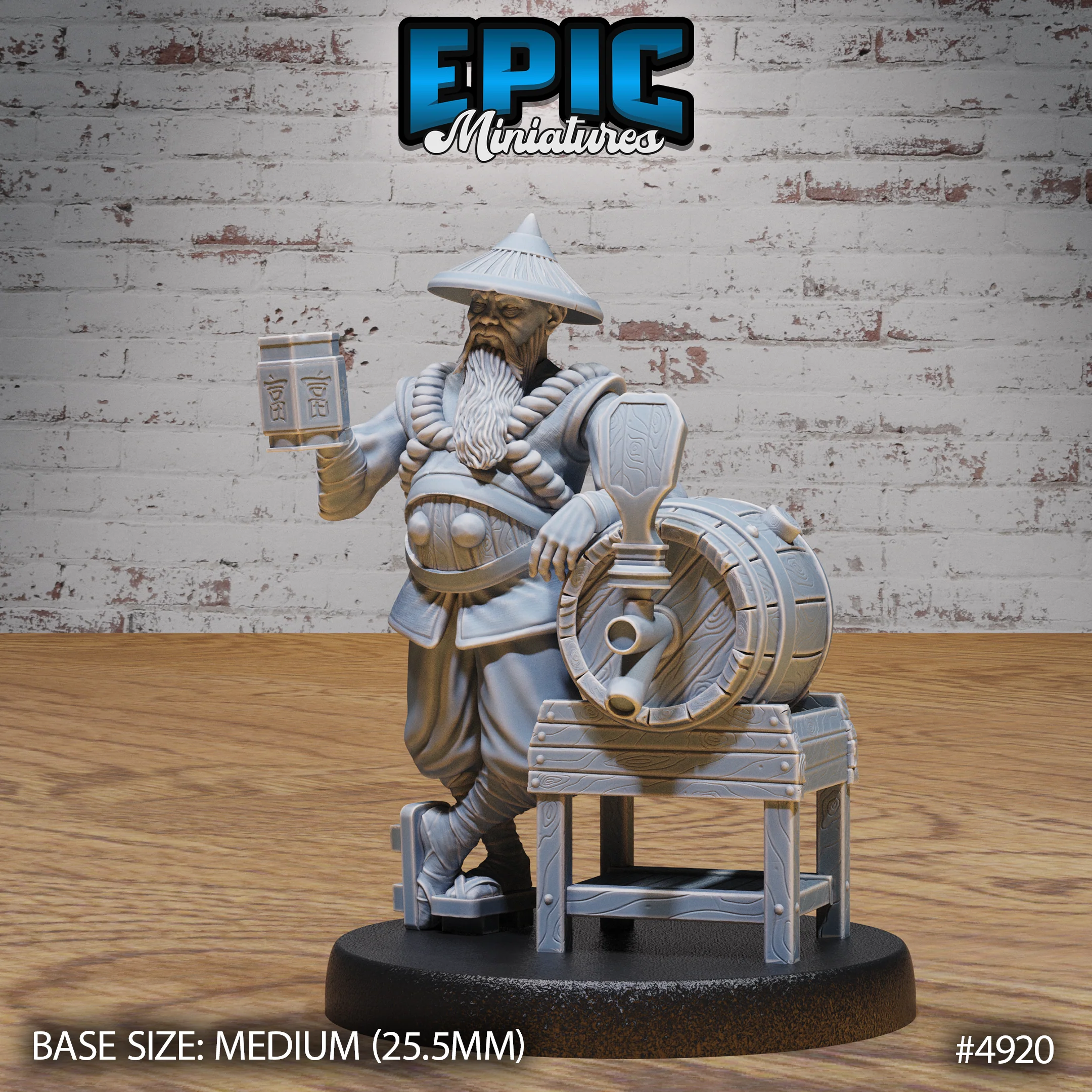 Drunk Master #4918-#4920 | Epic Miniatures | D&D Tabletop Miniature | Unpredictable Martial Arts Hero for Fantasy Roleplaying - Image 6