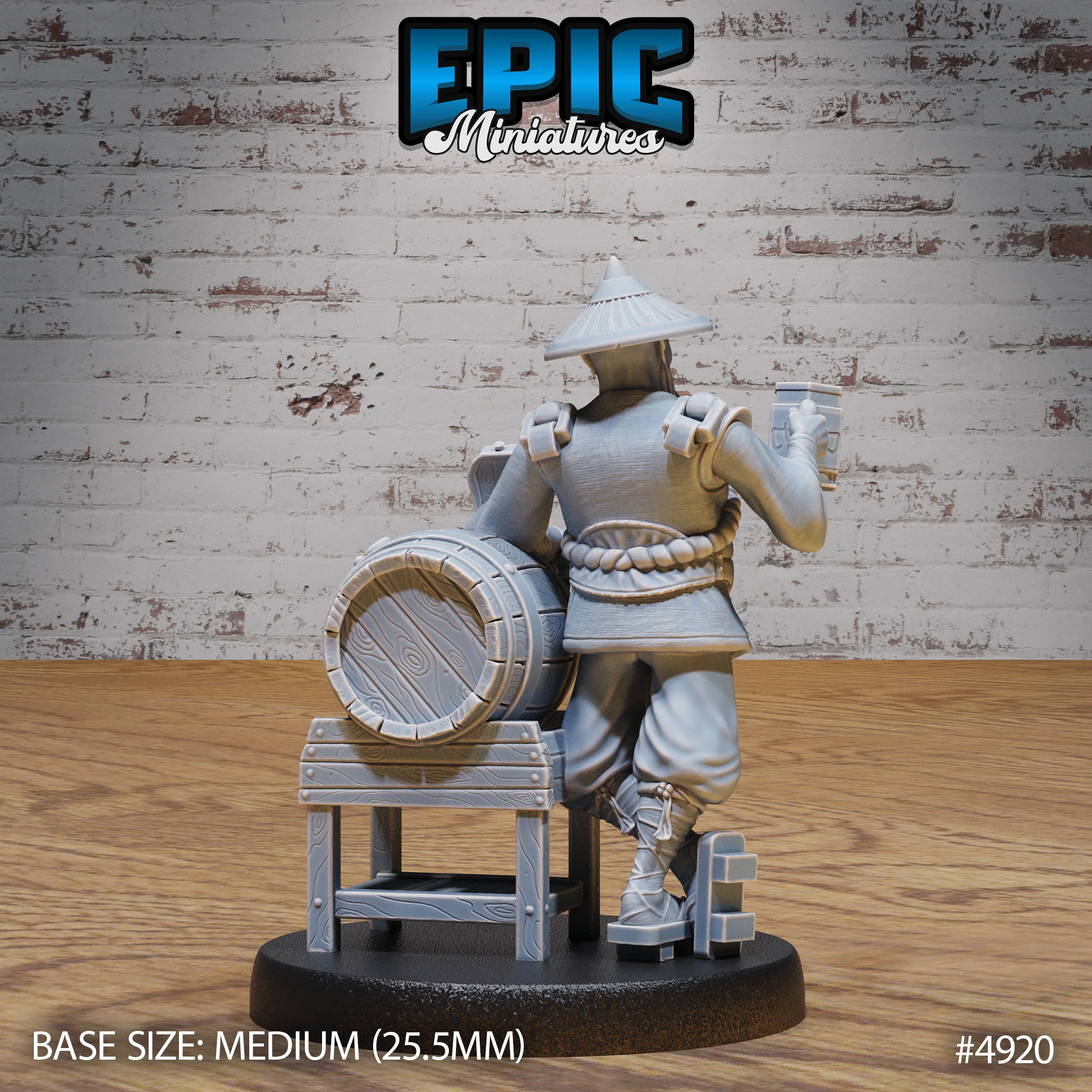 Drunk Master #4918-#4920 | Epic Miniatures | D&D Tabletop Miniature | Unpredictable Martial Arts Hero for Fantasy Roleplaying - Image 7
