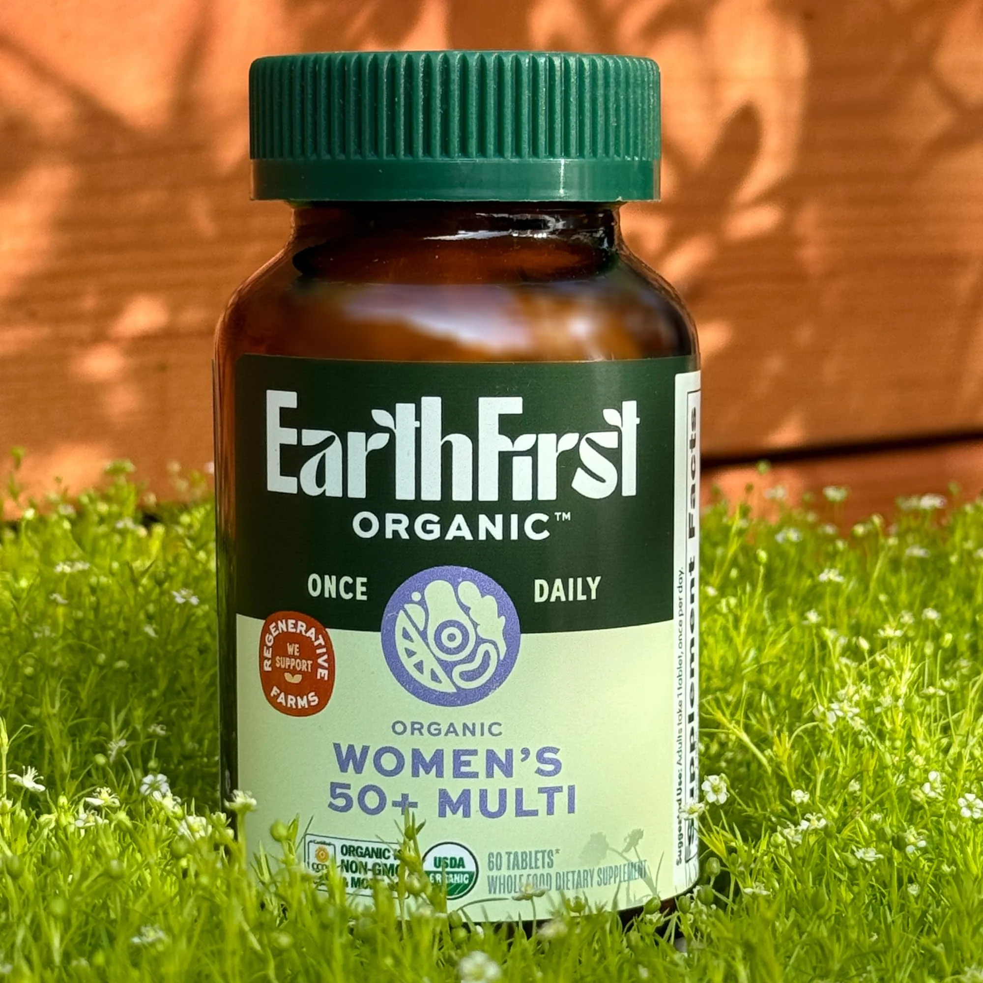 EarthFirst Organic Once Daily Multivitamin for Women 50+ - Bone, Energy & Heart Health (60 Count) - Image 16