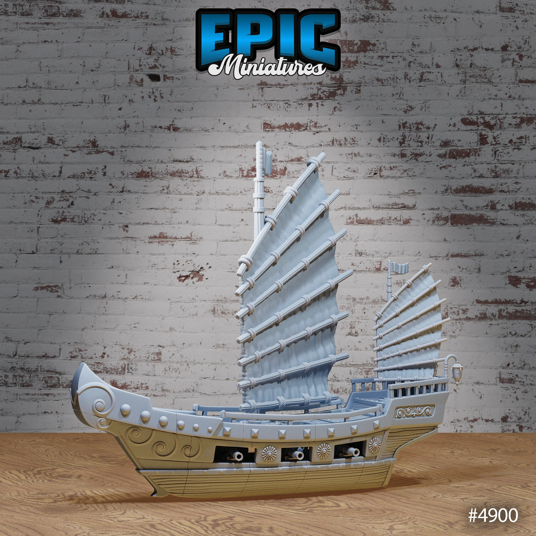 Eastern Boats | Legends of the East | Epic Miniatures | D&D Tabletop Miniature - Image 4