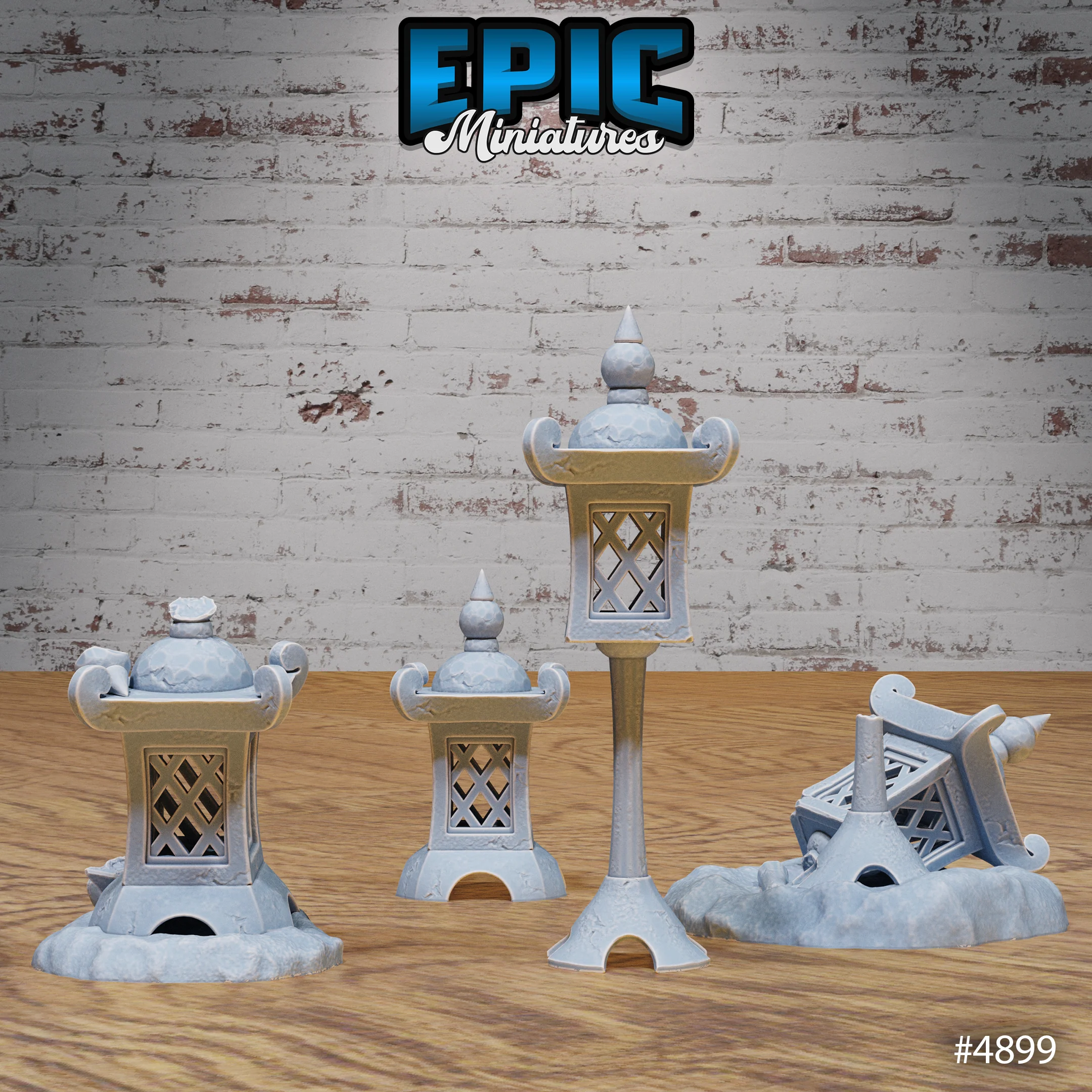 Eastern Temple Terrain Scatter Full Set of 35 Models | Legends of the East | Epic Miniatures | D&D Tabletop Miniature - Image 20