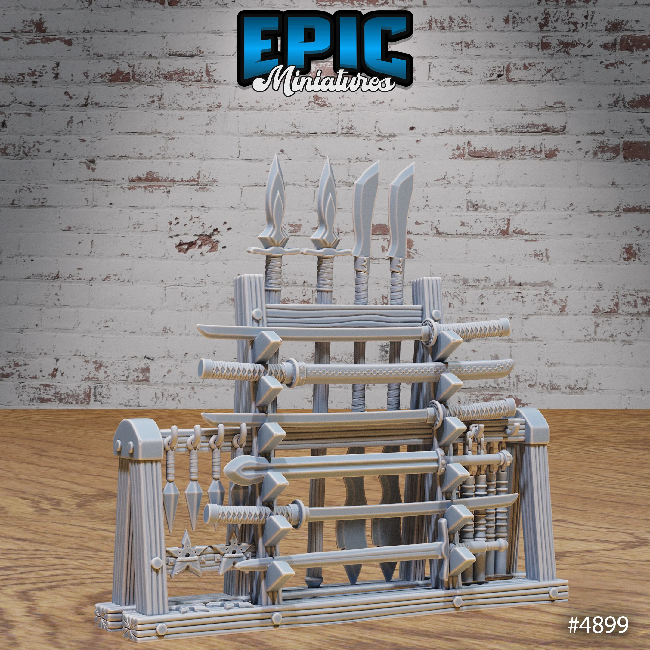 Eastern Temple Terrain Scatter Full Set of 35 Models | Legends of the East | Epic Miniatures | D&D Tabletop Miniature - Image 9