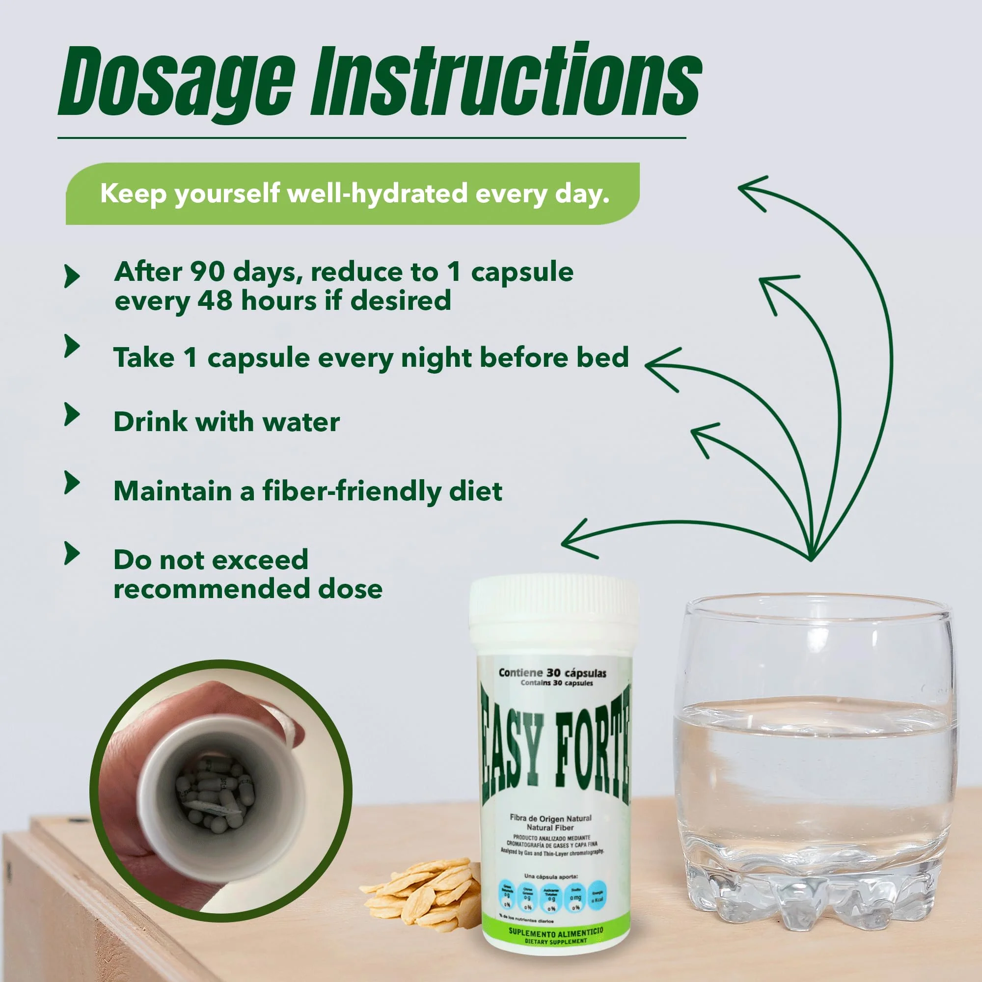 Easy Forte by Easy Figure | 3-Pack Natural Fiber Capsules for Digestive Comfort | 90 Count - Image 10