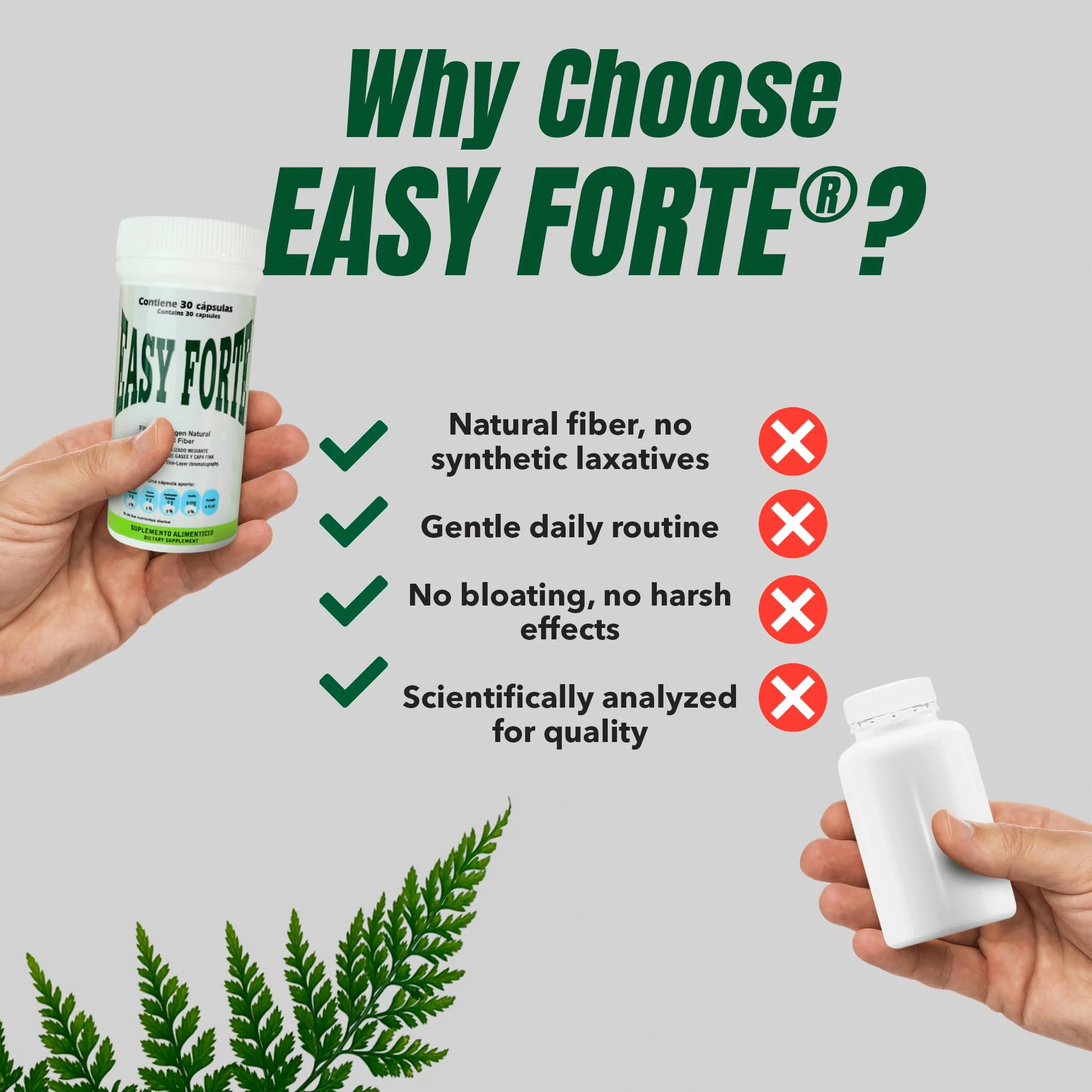 Easy Forte by Easy Figure | 3-Pack Natural Fiber Capsules for Digestive Comfort | 90 Count - Image 11
