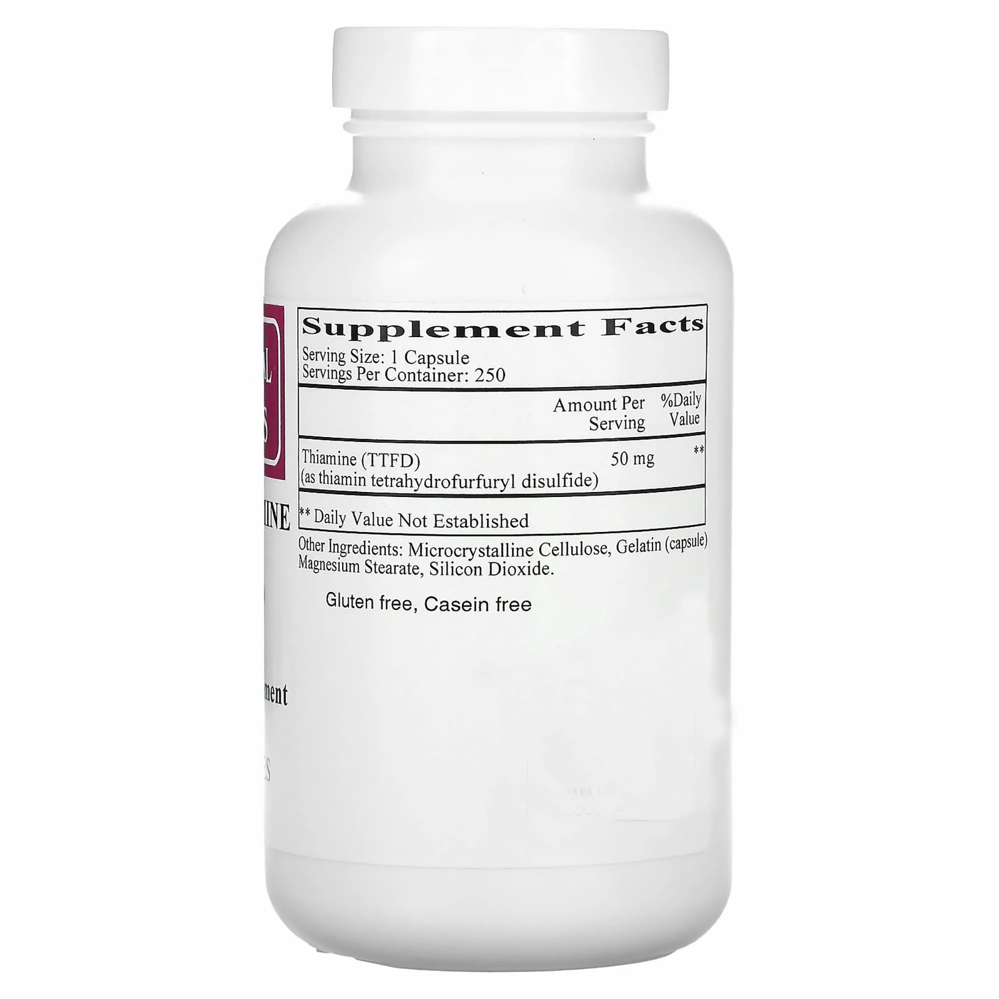 Ecological Formulas All Thiamine B1 50 mg – 2 x 250 Capsules | Vitamin B1 Supplement - Image 2