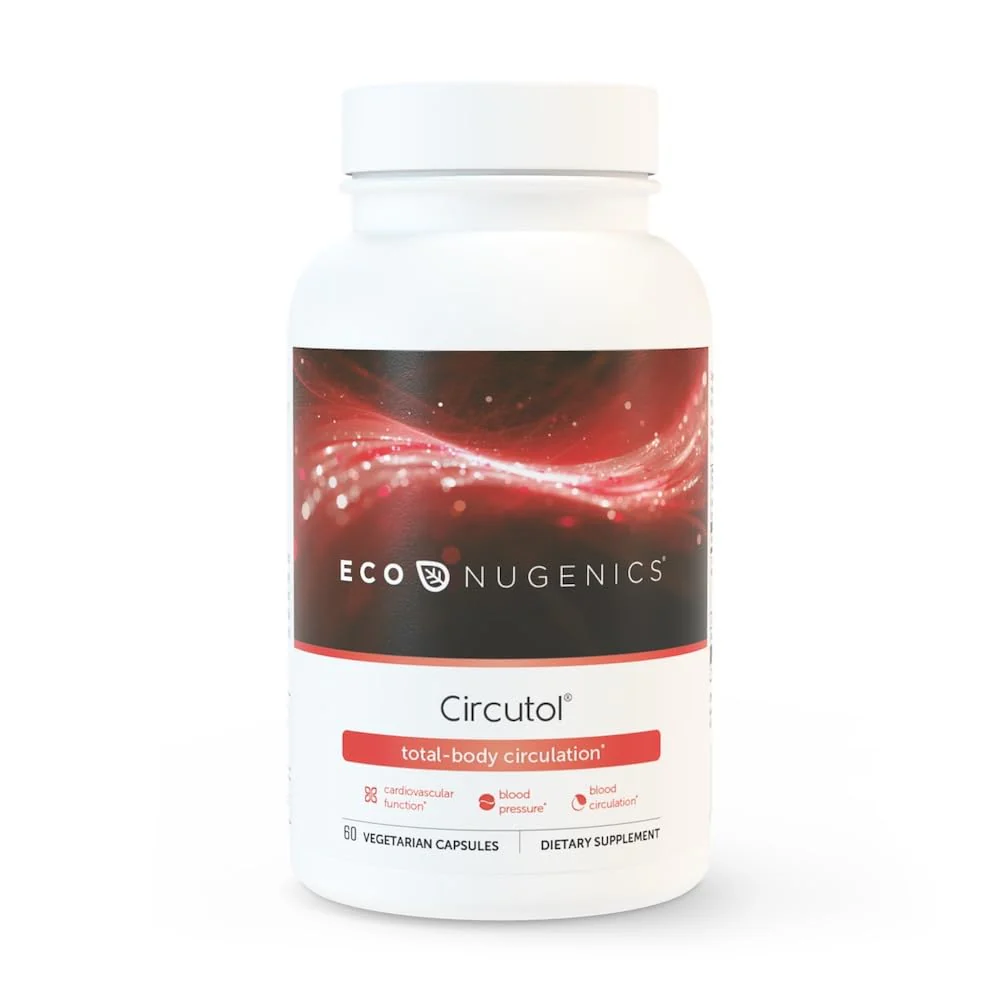 EcoNugenics Circutol: Nattokinase, L-Carnitine & Hawthorn – Heart Health (60 Capsules)