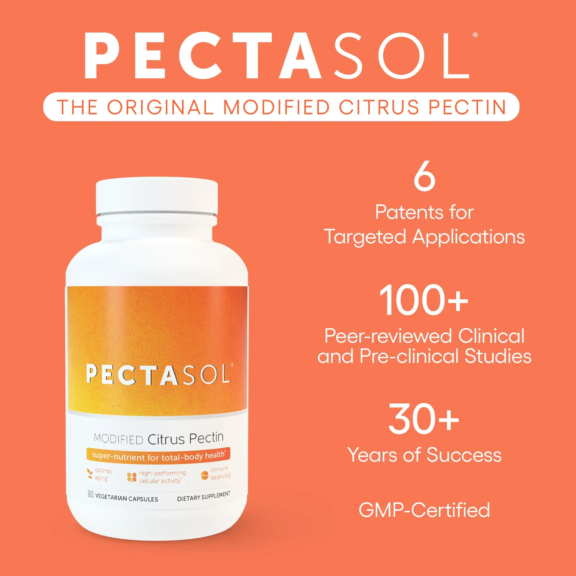 EcoNugenics PectaSol MCP – 270 Capsules for Total-Body Health & Immune Support - Image 2