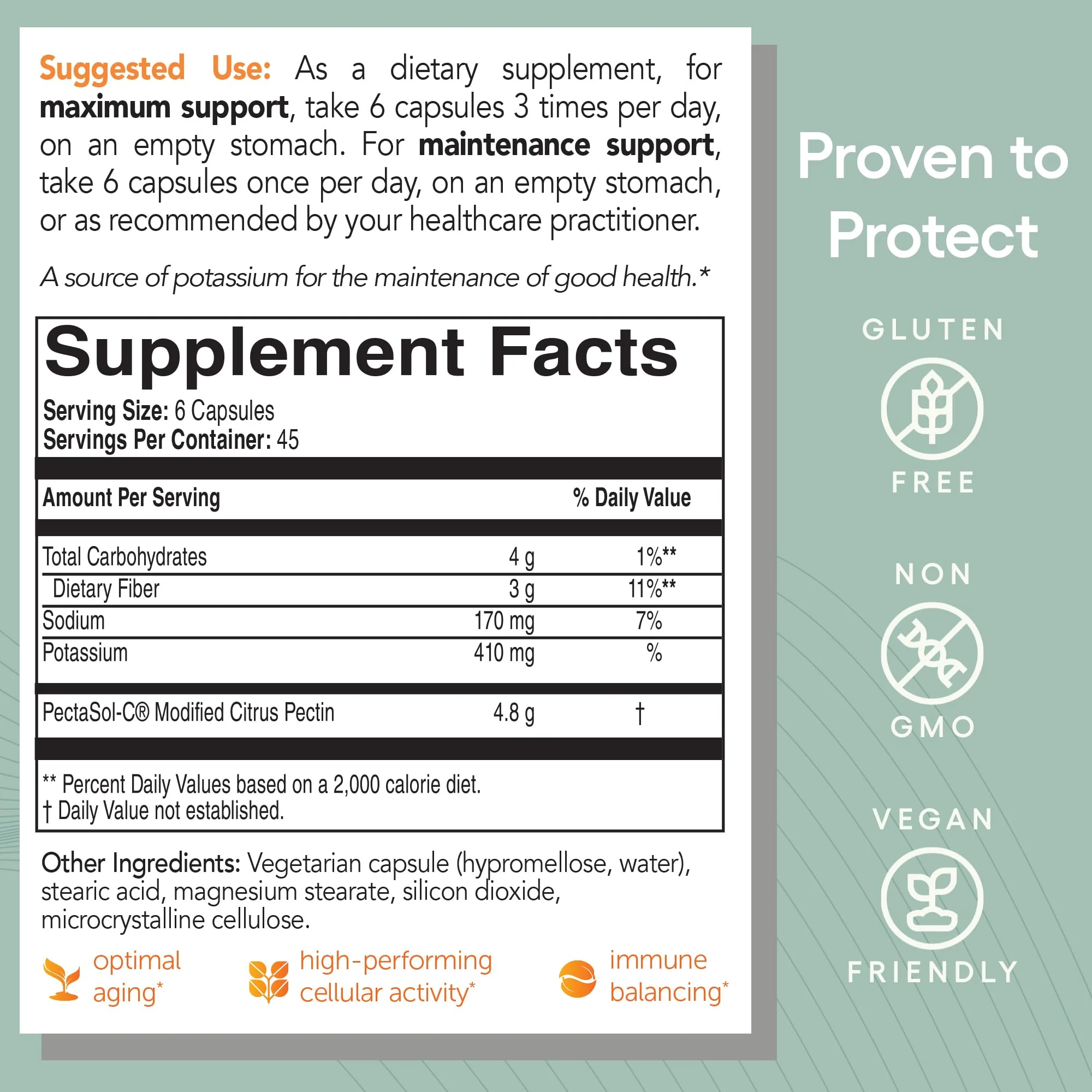 EcoNugenics PectaSol MCP – 270 Capsules for Total-Body Health & Immune Support - Image 6