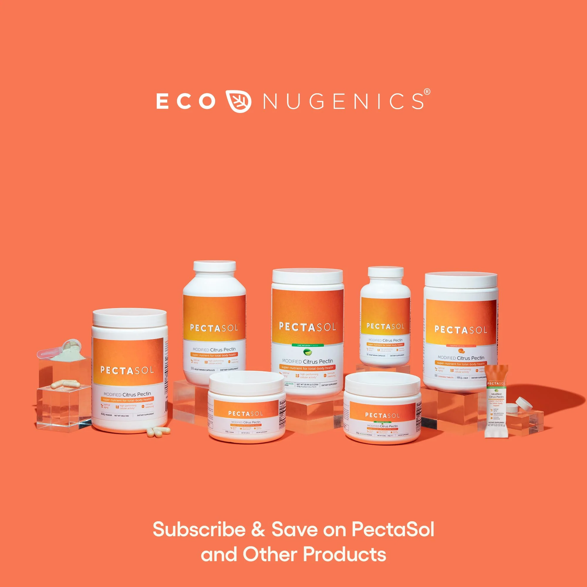 EcoNugenics PectaSol Modified Citrus Pectin – 90 Capsules for Immune & Total-Body Health - Image 8