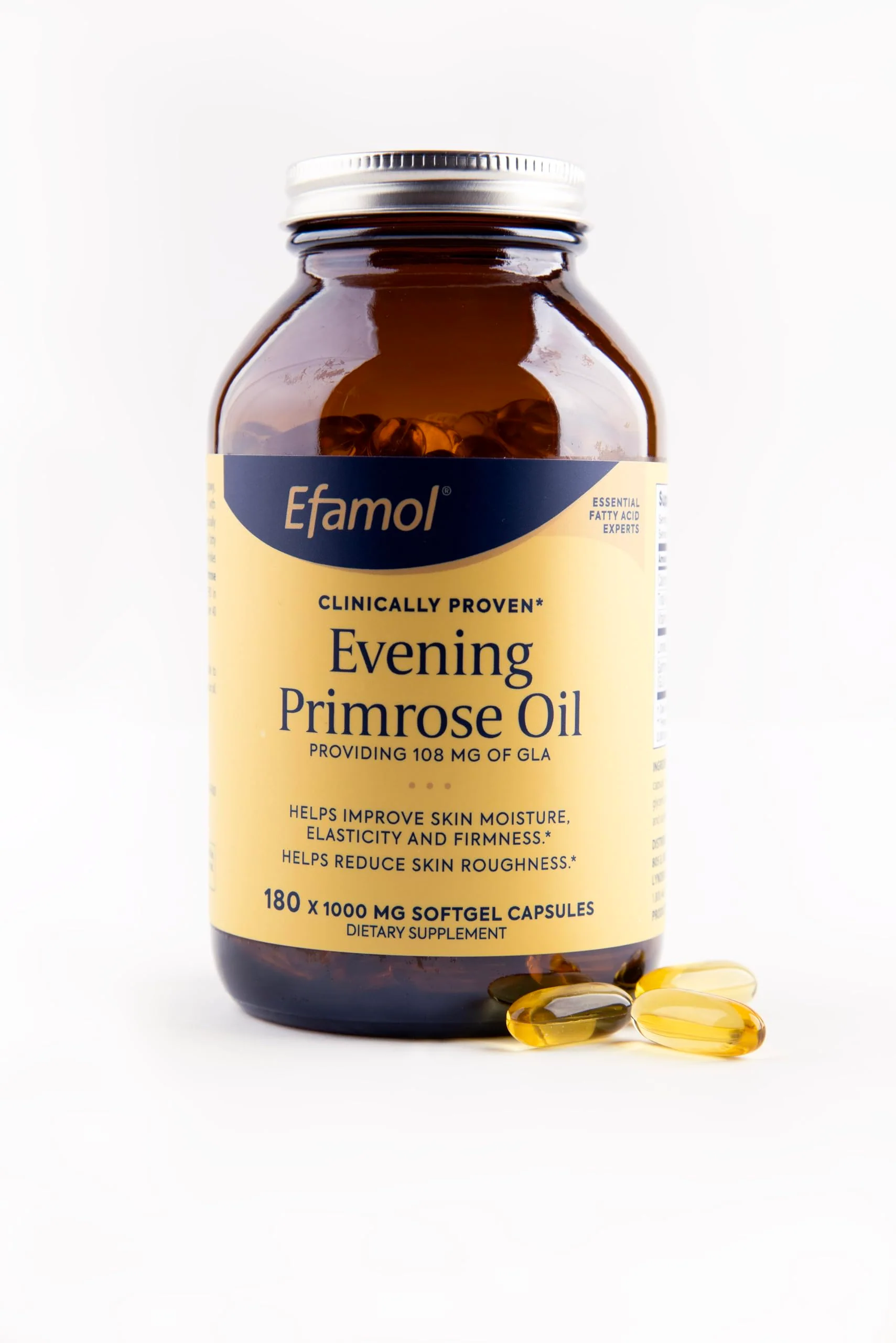 Efamol Pure Evening Primrose Oil 180 Softgels – Skin Hydration, Elasticity & Firmness - Image 10