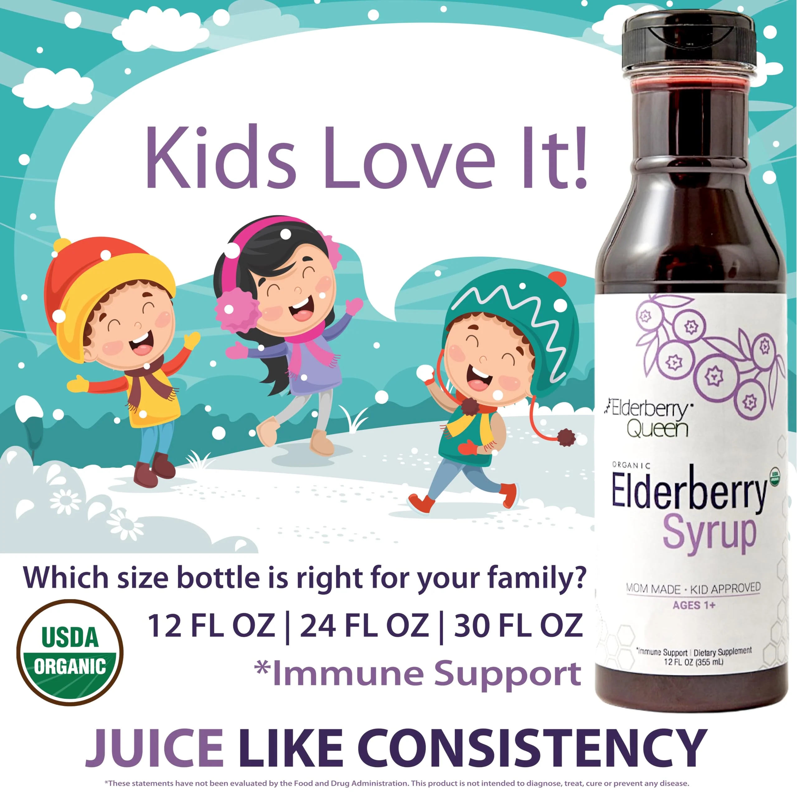 Elderberry Queen Organic Elderberry Syrup 24 Fl Oz – Sambucus Elderberry & Aronia Berry for Kids & Adults - Image 7