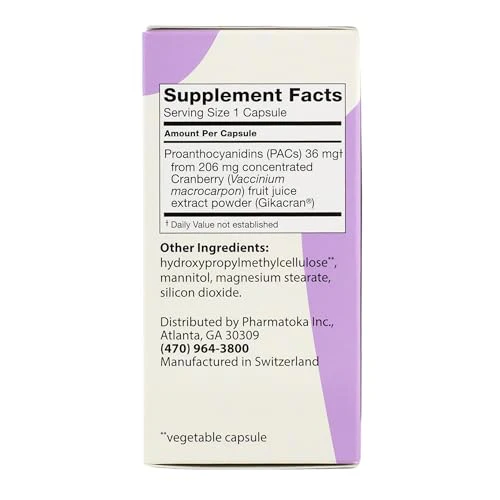 ellura 36 mg PACs – Clinically Backed Cranberry Extract, 90 Capsules | Urinary Tract Health - Image 10