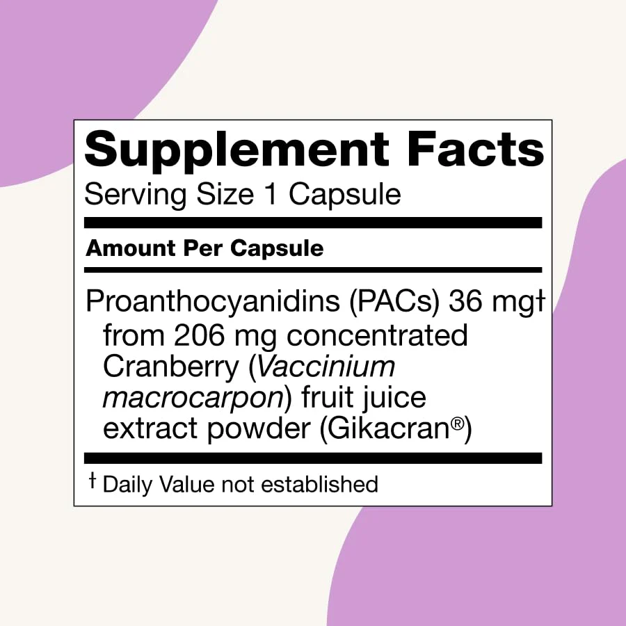 ellura 36 mg PACs – Clinically Backed Cranberry Extract, 90 Capsules | Urinary Tract Health - Image 4