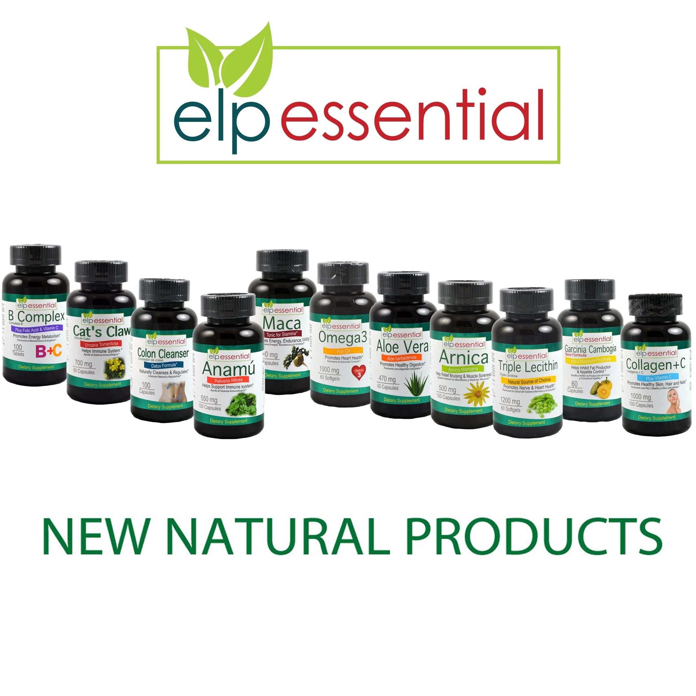 ELP ESSENTIAL Collagen + Vitamin C - 1000mg Collagen, 100 Capsules, Pack of 2 - Image 5